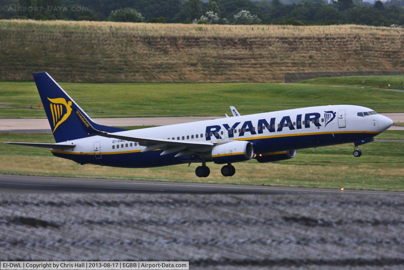 EI-DWL, 2007 Boeing 737-8AS C/N 33618, Ryanair