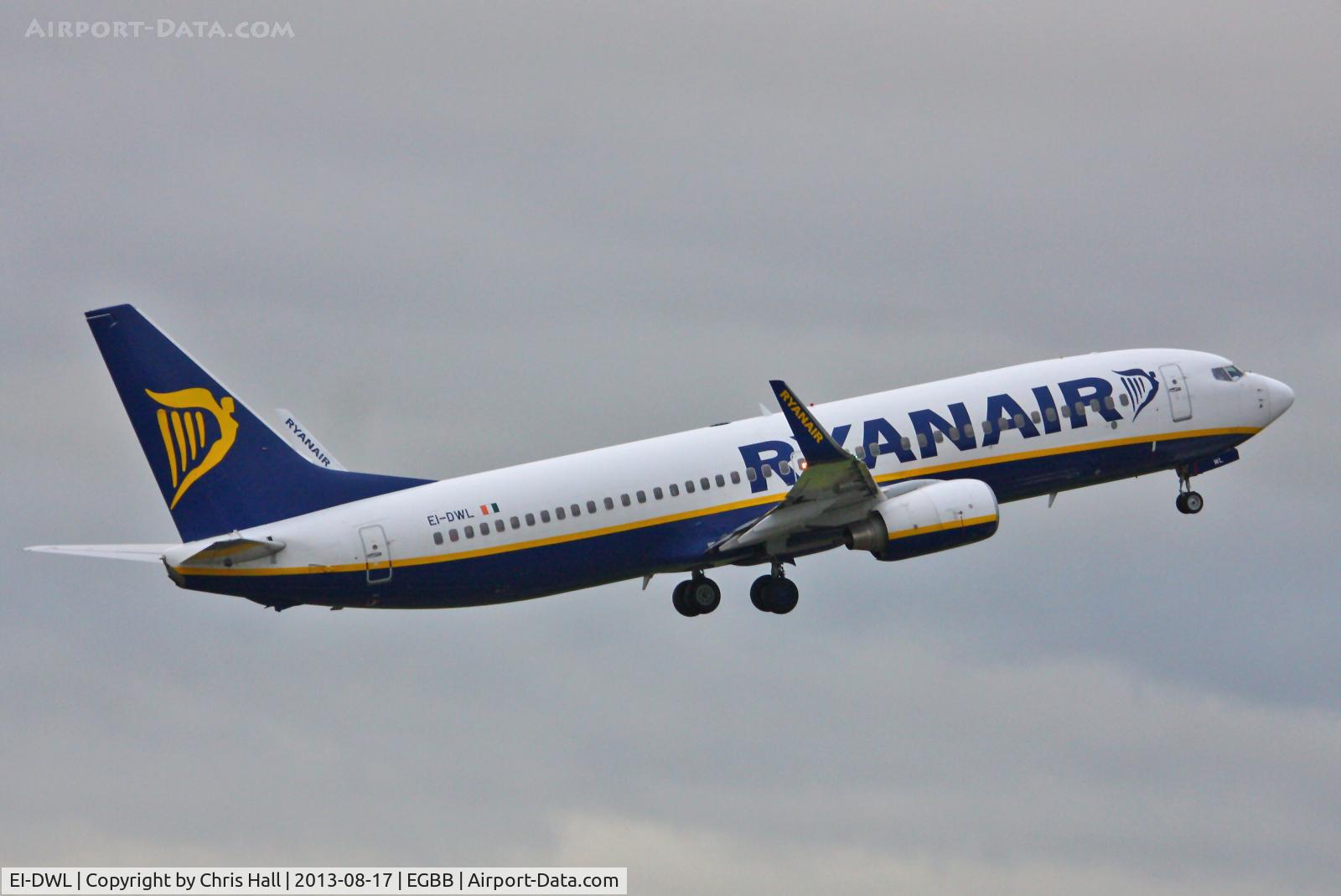 EI-DWL, 2007 Boeing 737-8AS C/N 33618, Ryanair
