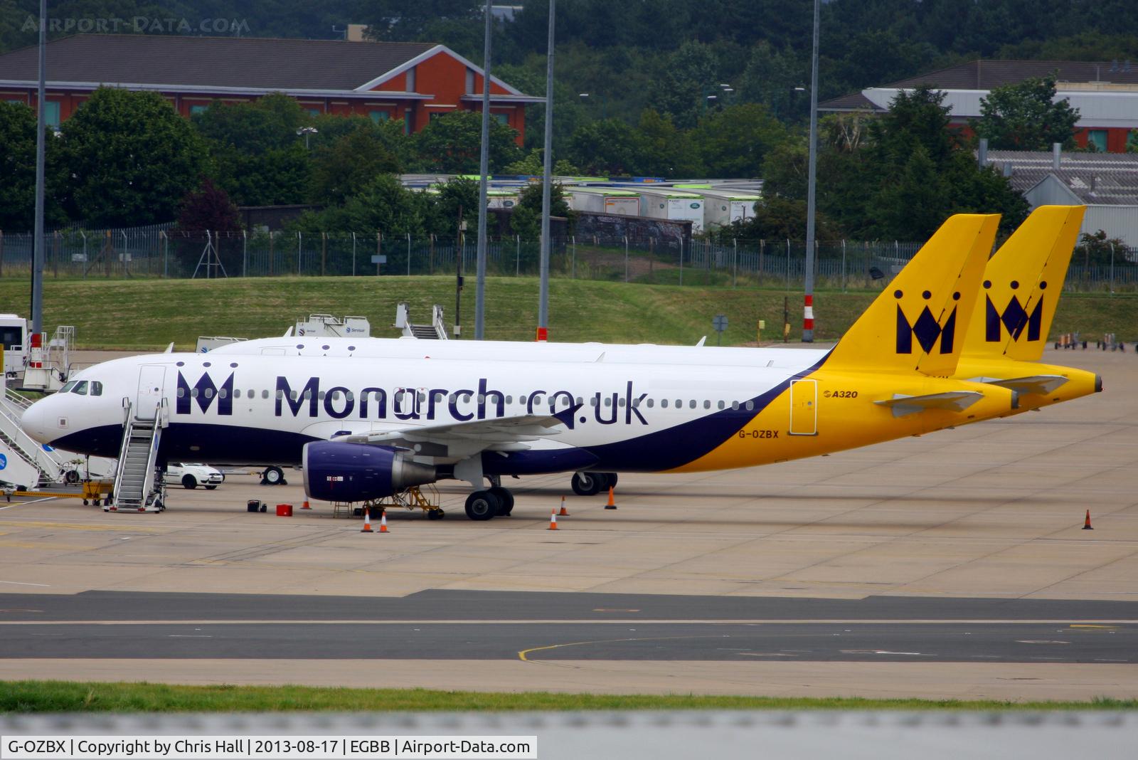 G-OZBX, 2001 Airbus A320-214 C/N 1637, Monarch