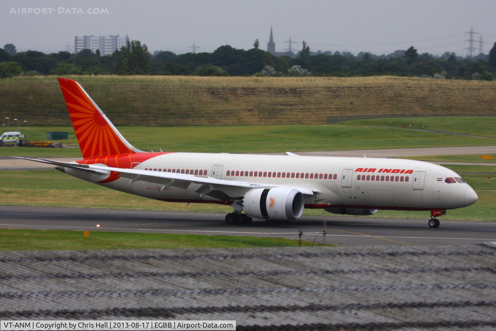 VT-ANM, 2012 Boeing 787-8 Dreamliner C/N 36284, Air India