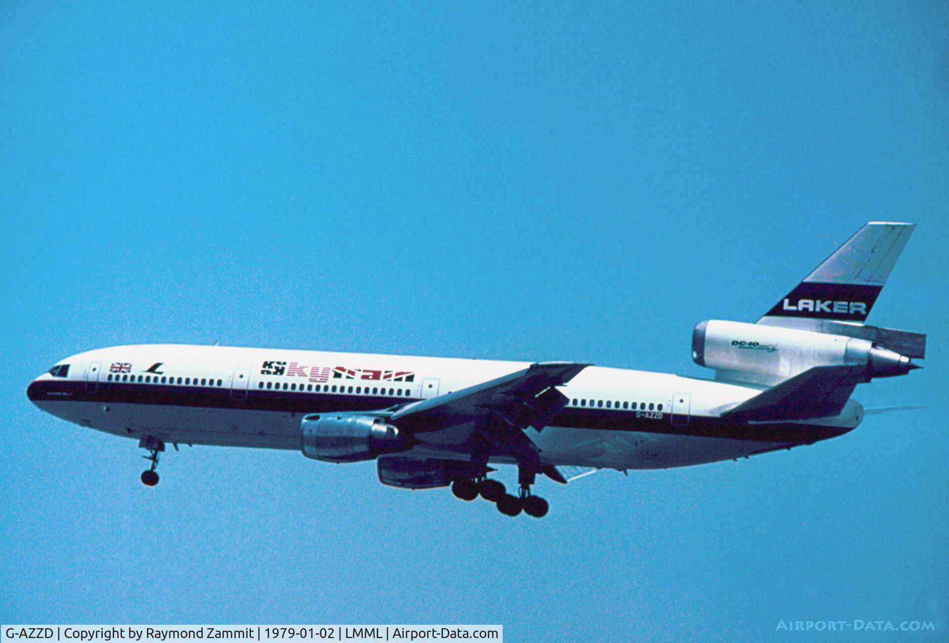 G-AZZD, 1972 Douglas DC-10-10 C/N 46906, DC10 G-AZZD Laker Airways