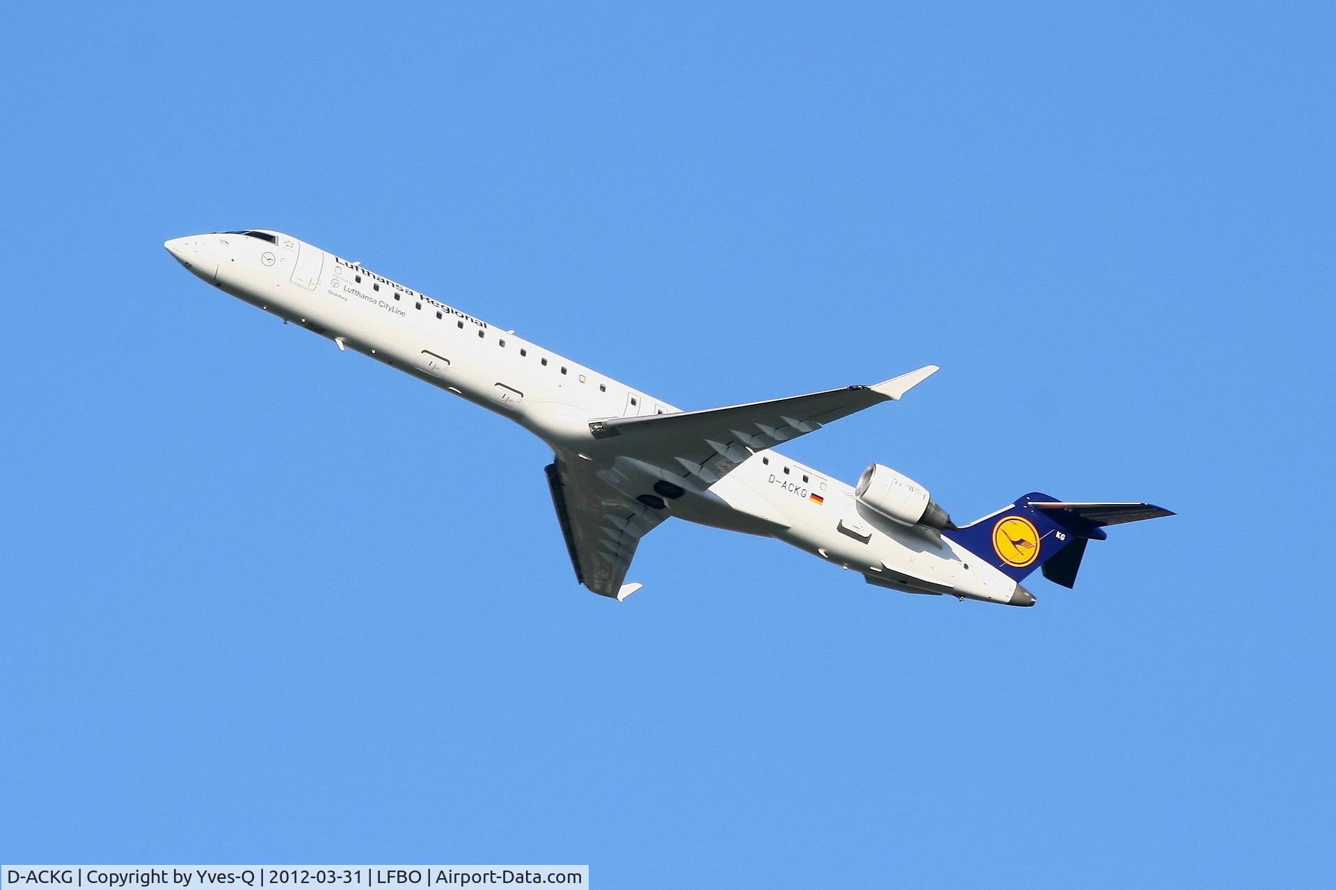 D-ACKG, 2006 Bombardier CRJ-900LR (CL-600-2D24) C/N 15084, Canadair CL-600-2D24 Regional Jet CRJ-900LR, Toulouse Blagnac Airport (LFBO-TLS)
