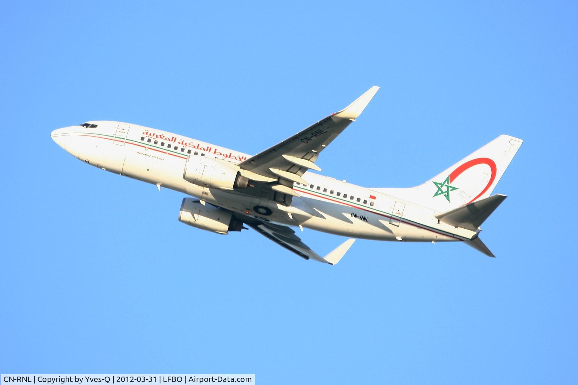 CN-RNL, 1999 Boeing 737-7B6 C/N 28982, Boeing 737-7B6, Toulouse Blagnac Airport (LFBO-TLS)