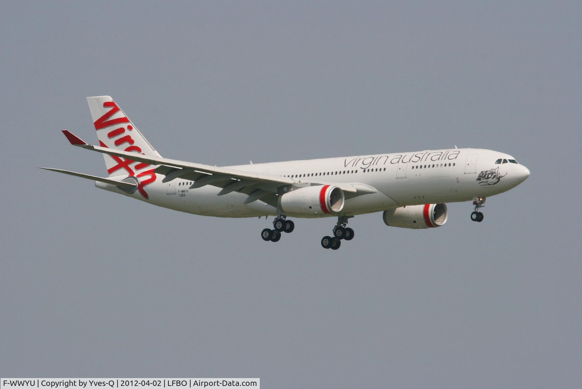 F-WWYU, 2012 Airbus A330-243 C/N 1293, Airbus A330-243 (cn 1293), Toulouse Blagnac Airport (LFBO-TLS)