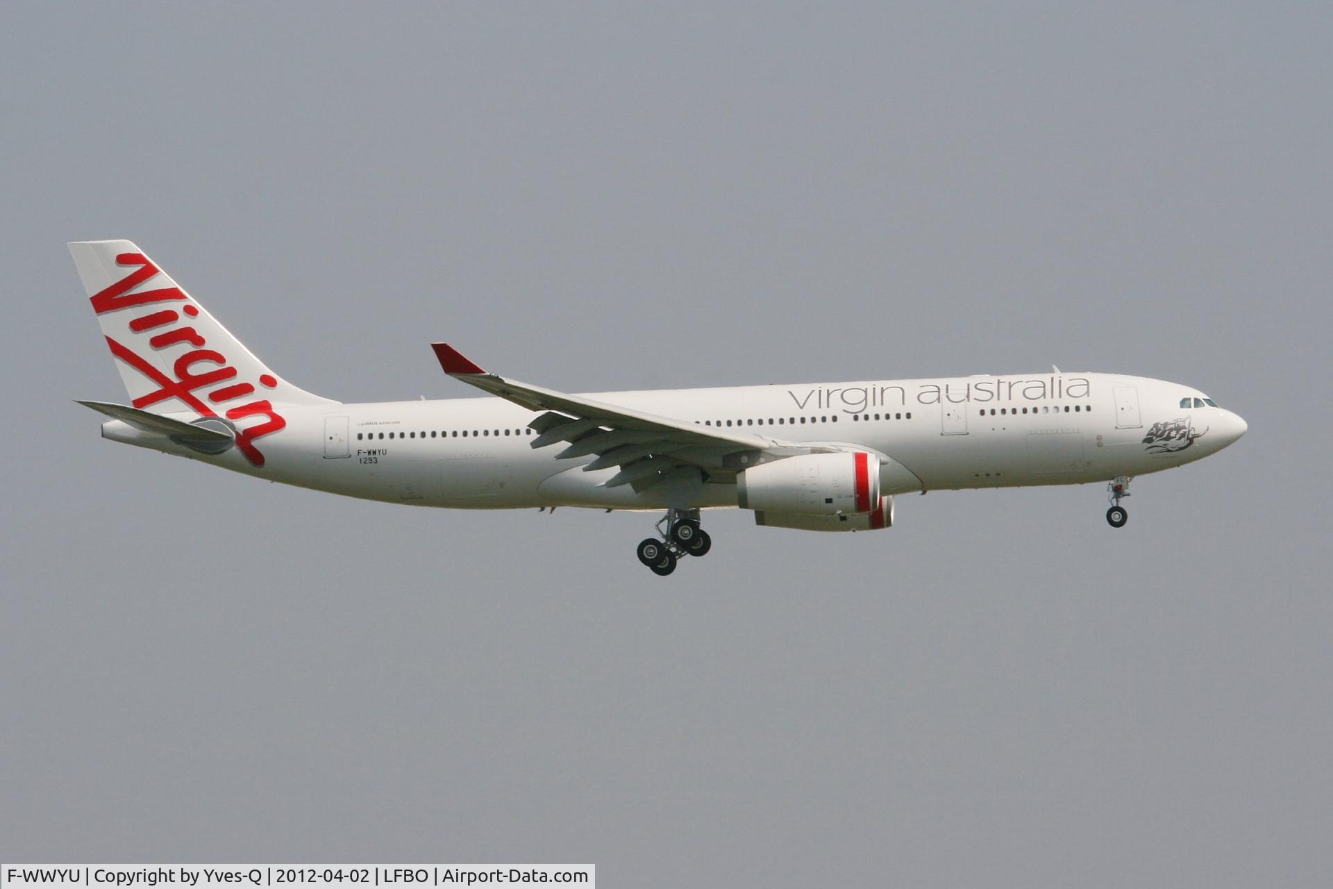 F-WWYU, 2012 Airbus A330-243 C/N 1293, Airbus A330-243 (cn 1293), Toulouse Blagnac Airport (LFBO-TLS)