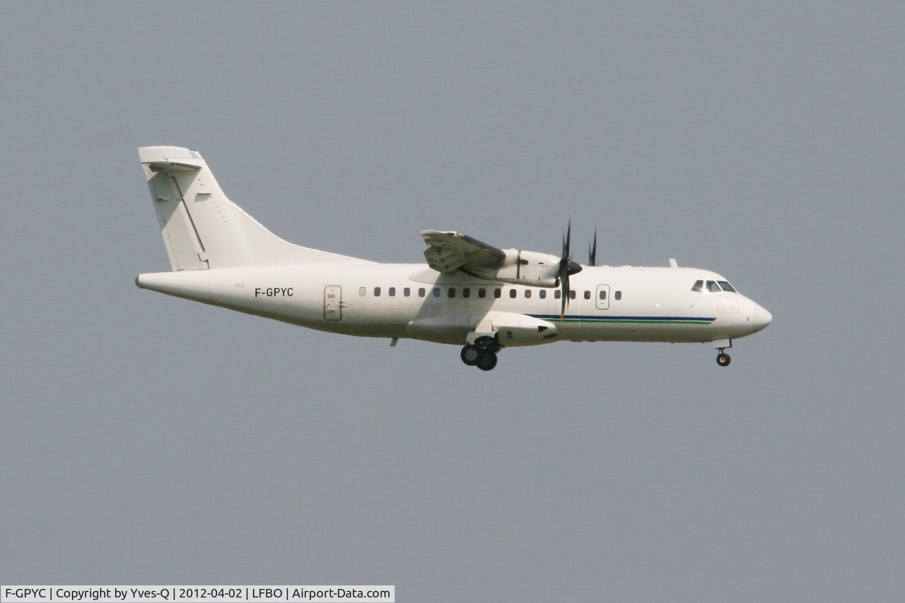 F-GPYC, 1996 ATR 42-500 C/N 484, ATR 42-500, Toulouse Blagnac Airport (LFBO-TLS)