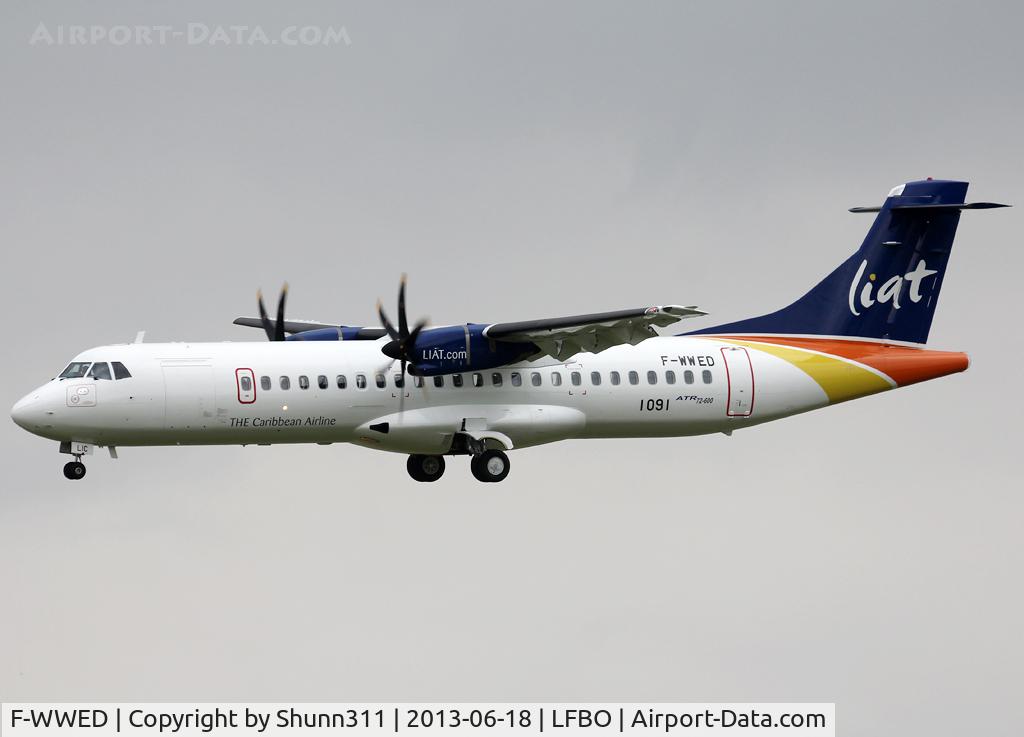 F-WWED, 2013 ATR 72-600 C/N 1091, C/n 1091 - To be V2-LIC