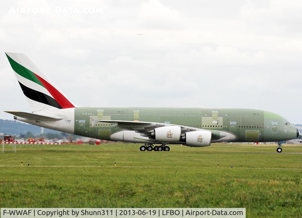F-WWAF, 2013 Airbus A380-861 C/N 138, C/n 0138 - For Emirates as A6-EEP