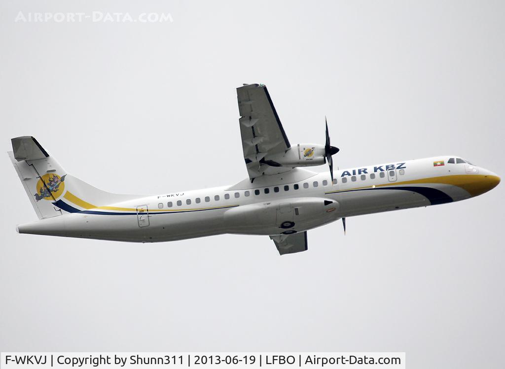 F-WKVJ, 2013 ATR 72-600 (72-212A) C/N 1085, C/n 1085 - To be XY-AJJ... F-WKVJ reg. used as ferry flight during dellivery ;)