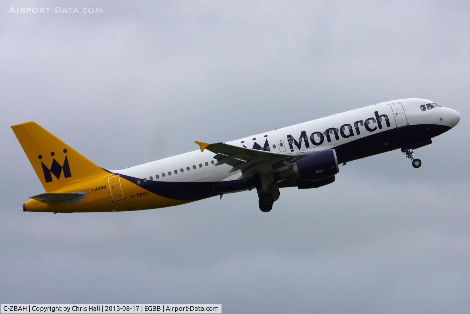 G-ZBAH, 2001 Airbus A320-214 C/N 1413, Monarch