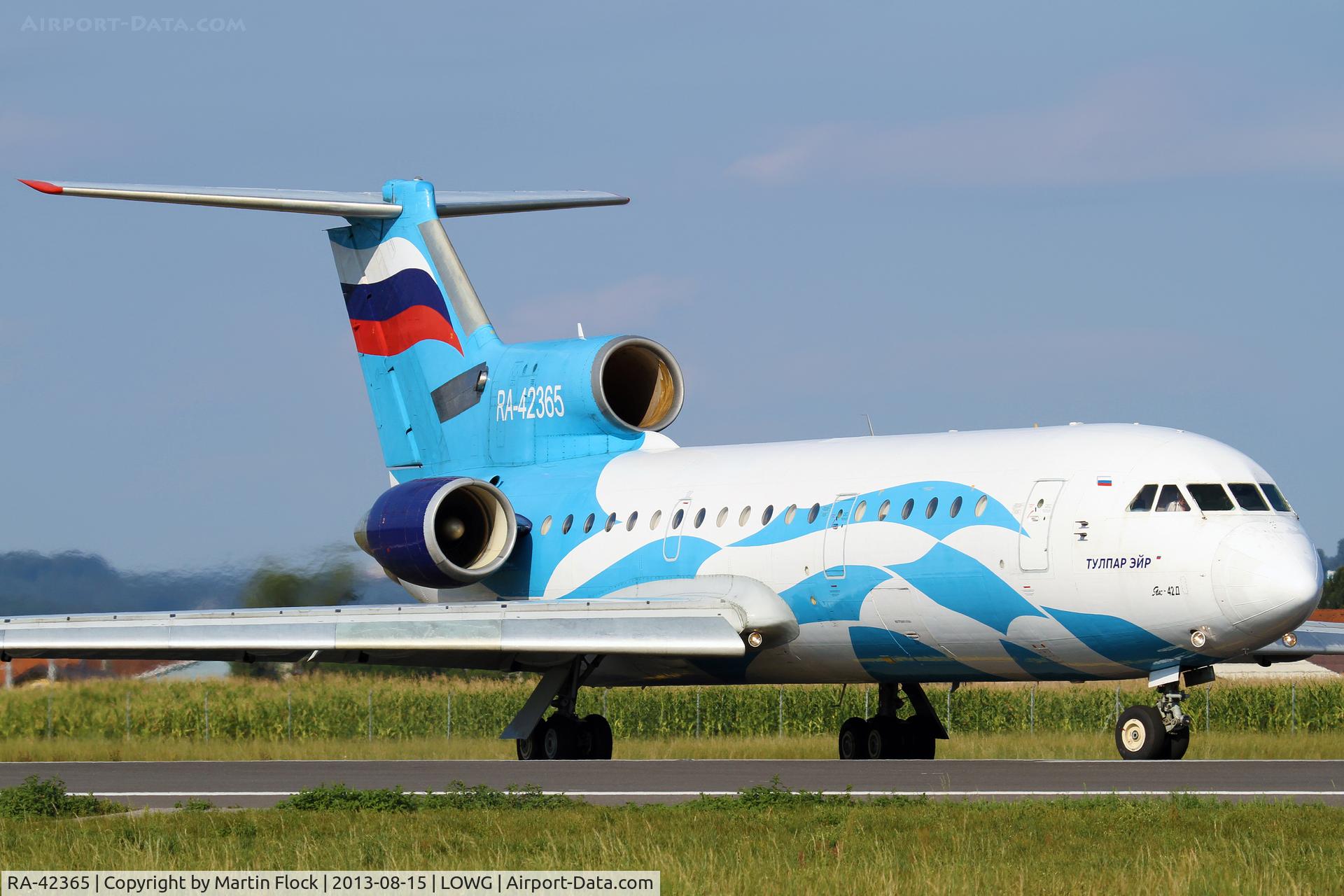 RA-42365, 1989 Yakovlev Yak-42D C/N 4520424811447, .....