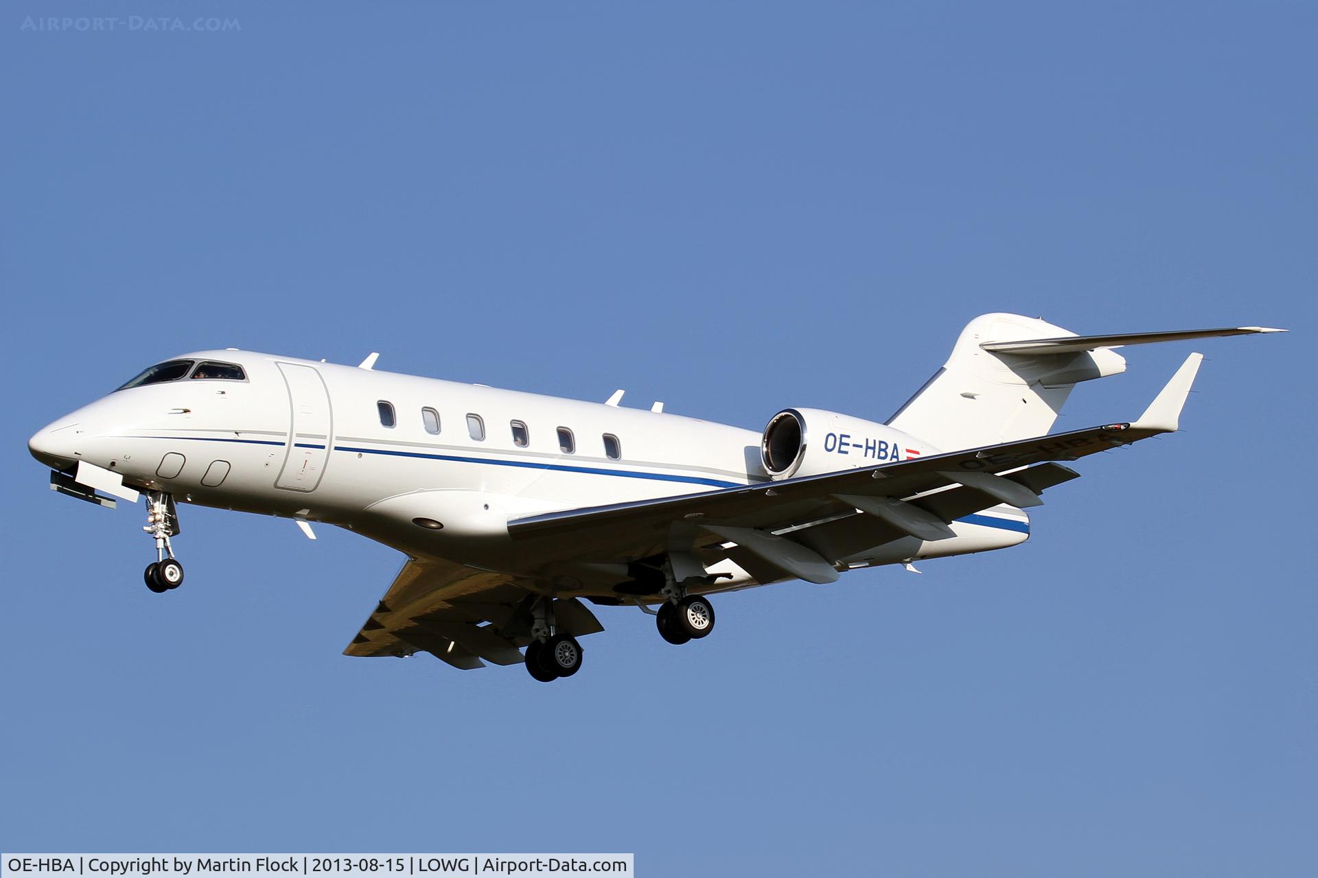 OE-HBA, 2009 Bombardier Challenger 300 (BD-100-1A10) C/N 20317, .....