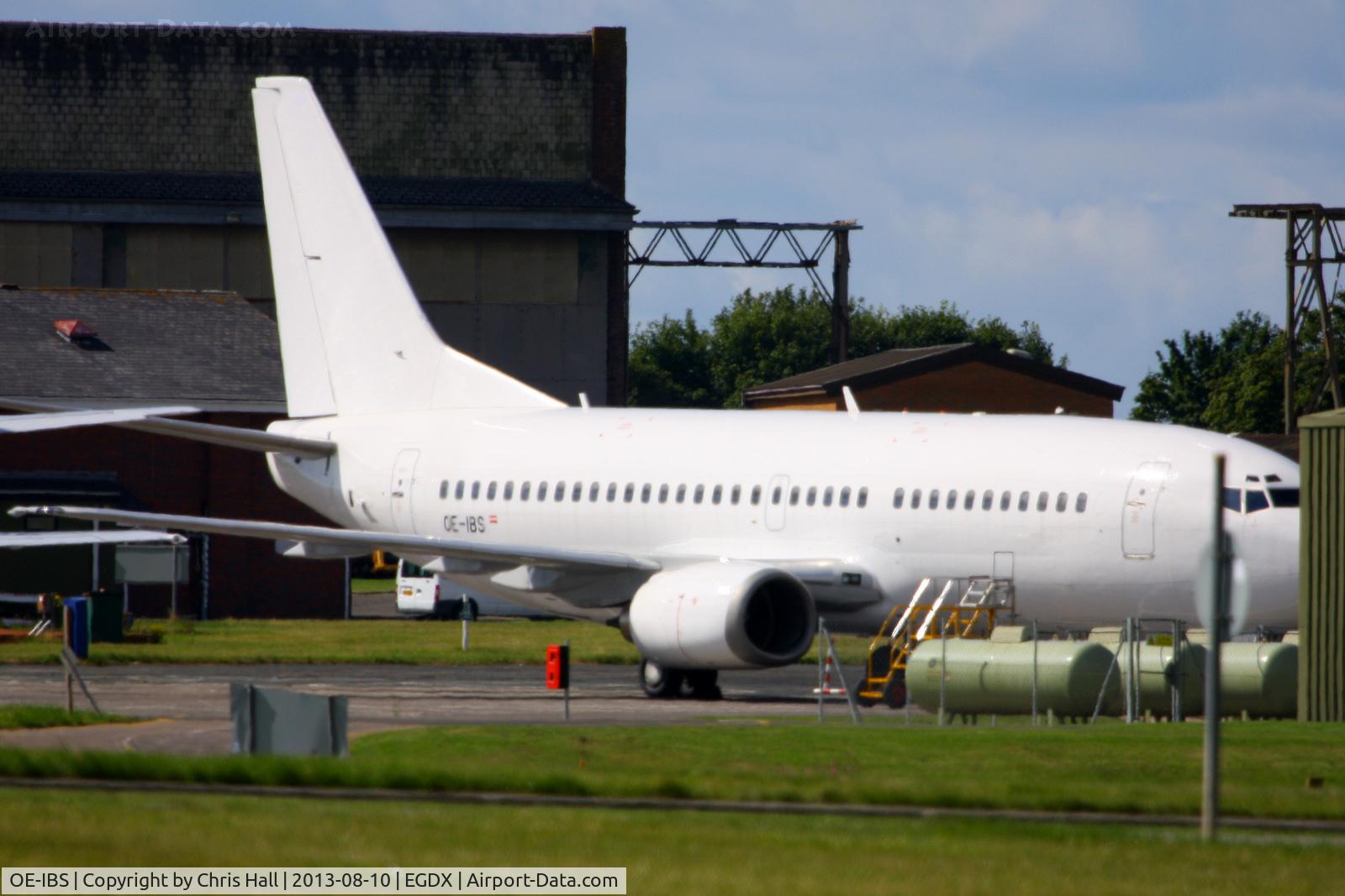 OE-IBS, 1987 Boeing 737-3S3 C/N 23788, in storage at St Athan