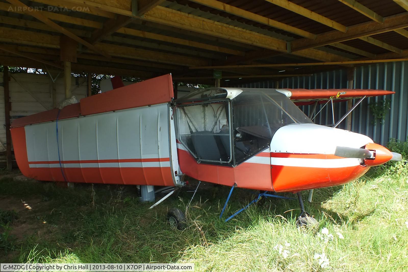 G-MZDG, 1996 Rans S-6ESD XL Coyote II C/N PFA 204-13030, at Old Park Farm, Margam