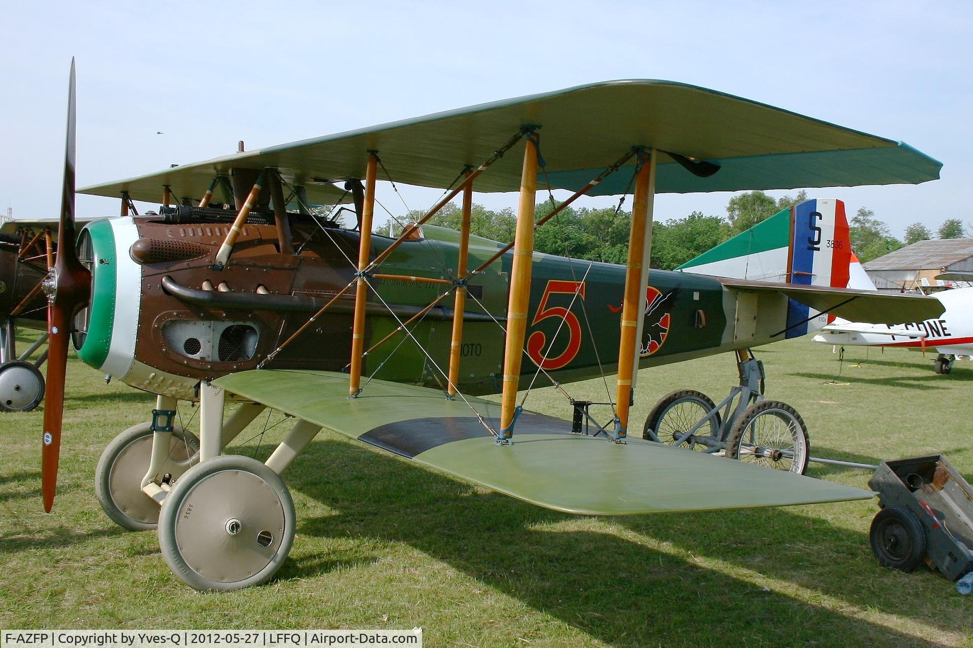 F-AZFP, SPAD S-XIII C1 C/N 4377, Spad XIII C1, Memorial Flight Association , La Ferté-Alais Airfield (LFFQ)