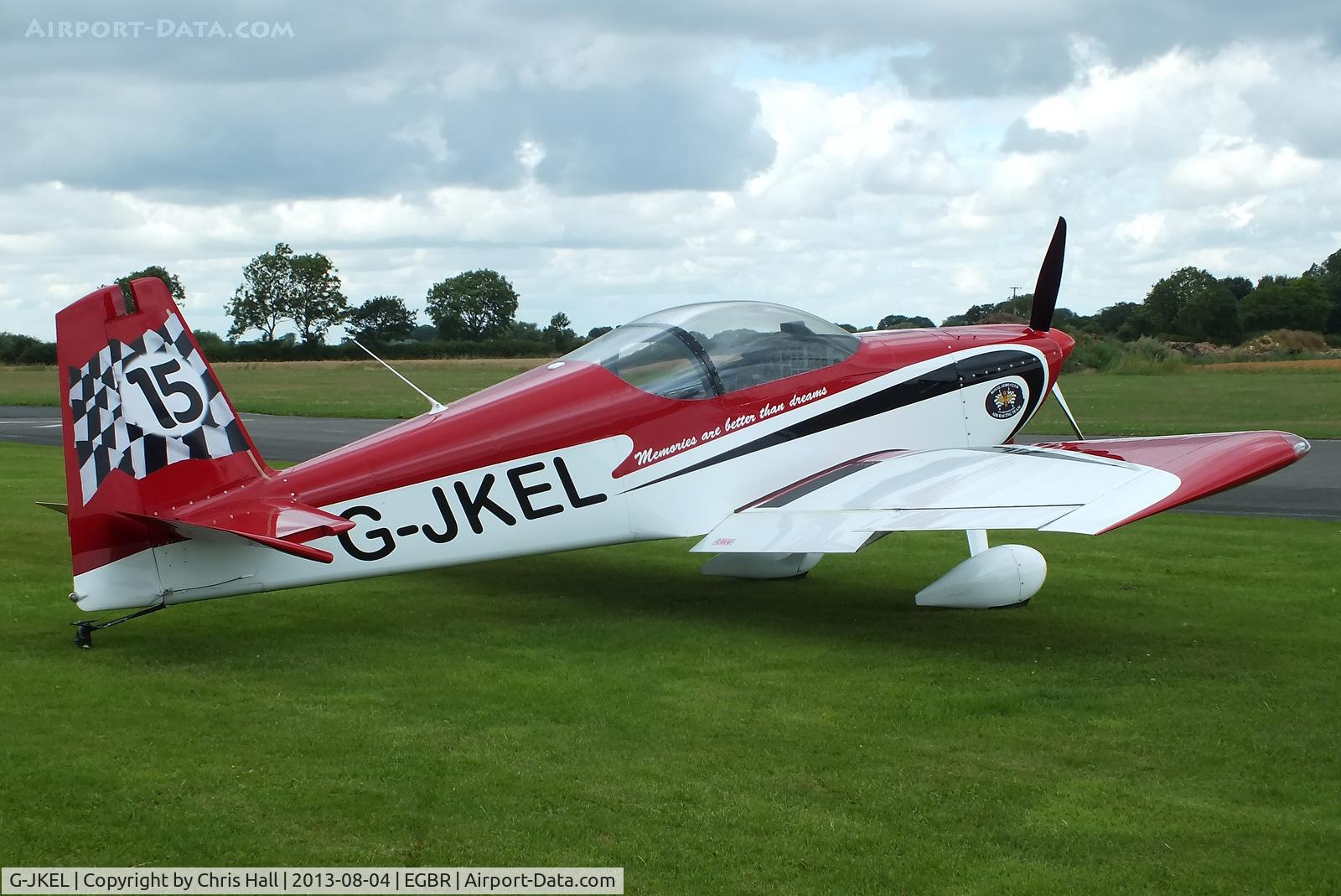 G-JKEL, 2010 Vans RV-7 C/N PFA 323-14170, at Breighton's Summer Fly-in