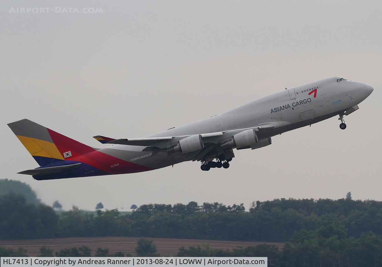 HL7413, 1991 Boeing 747-48ESF C/N 25405, Asiana Boeing 747
