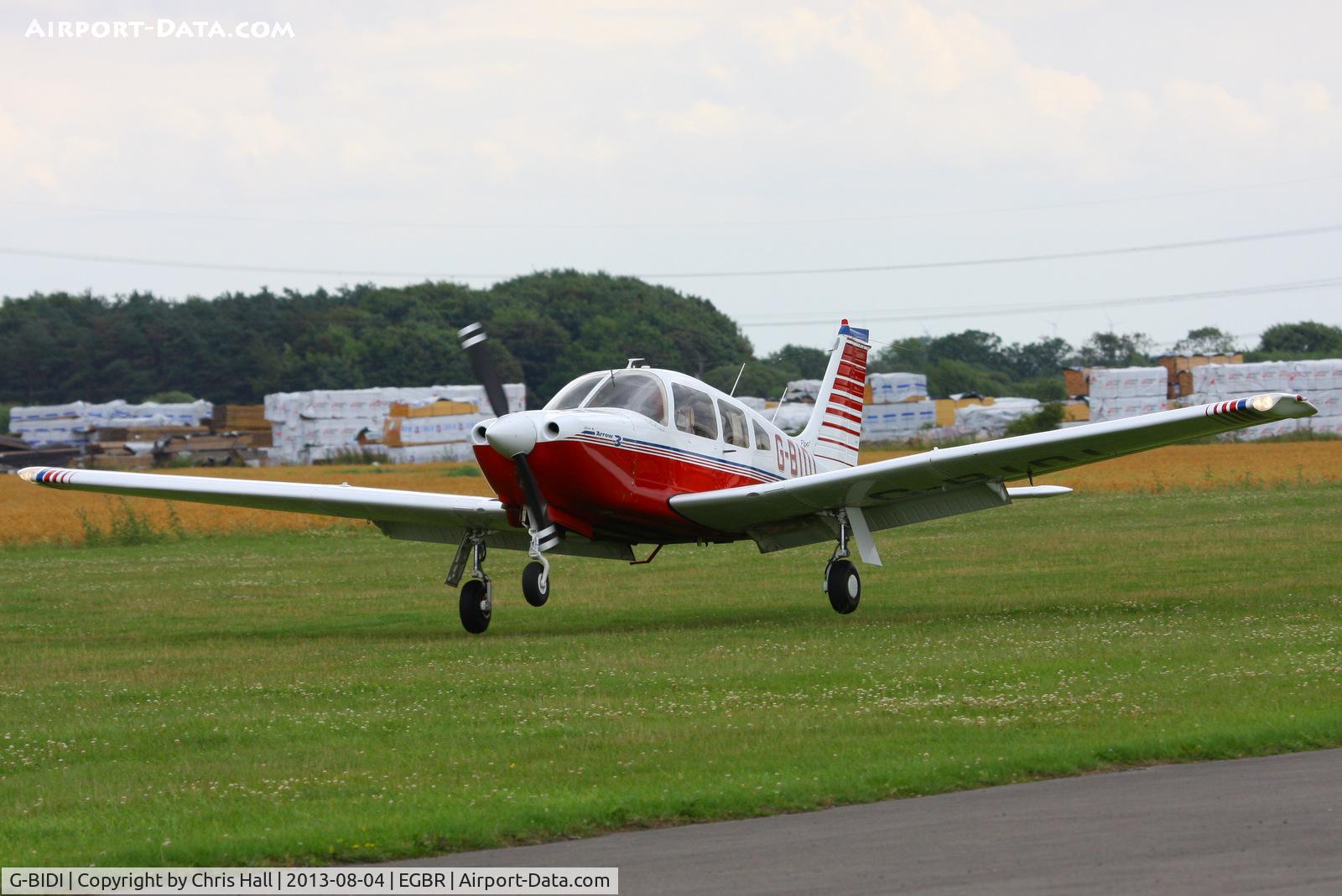 G-BIDI, 1978 Piper PA-28R-201 Cherokee Arrow III C/N 28R-7837135, at Breighton's Summer Fly-in