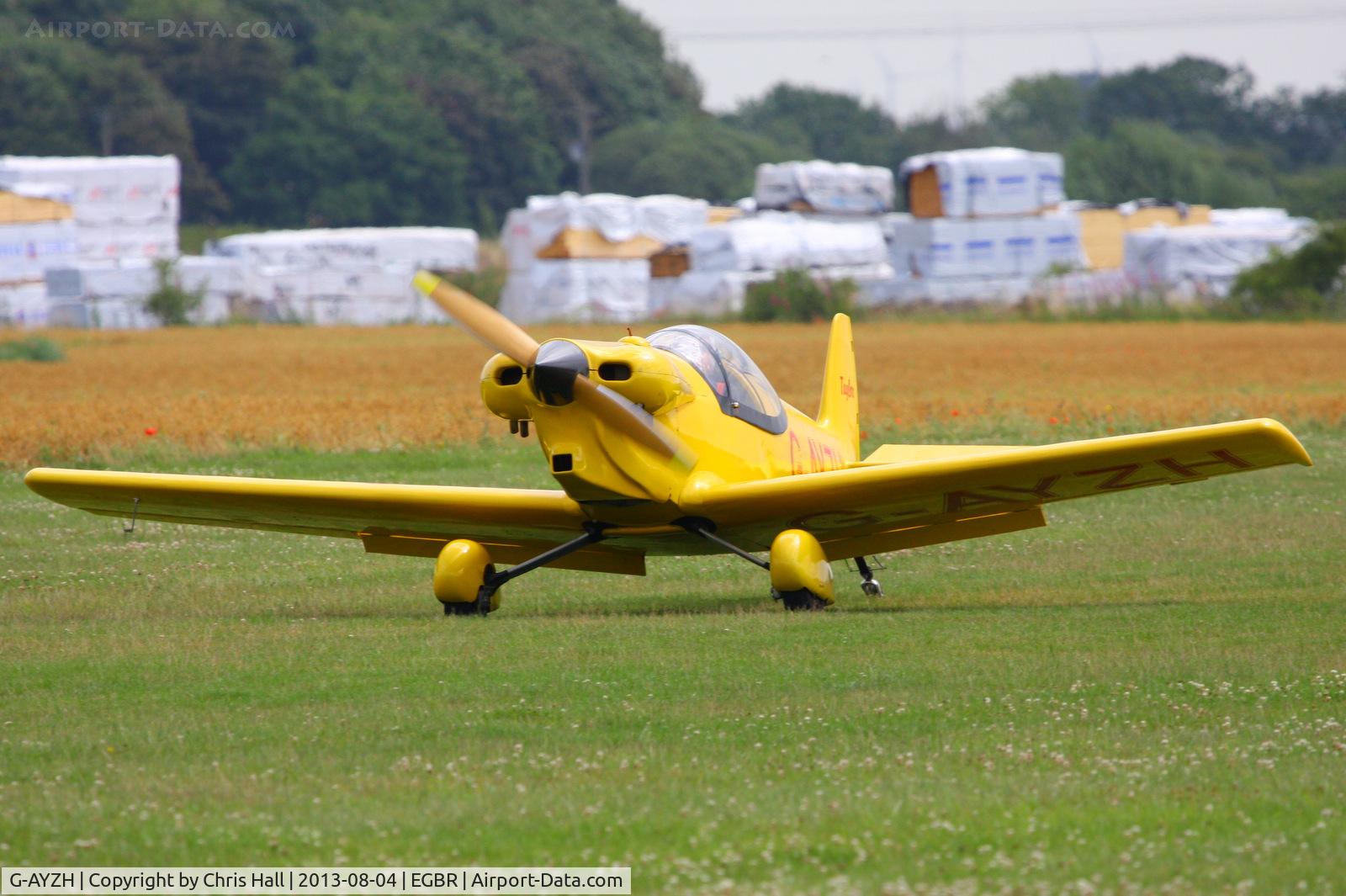 G-AYZH, 2007 Taylor JT-2 Titch C/N PFA 060-1316, at Breighton's Summer Fly-in