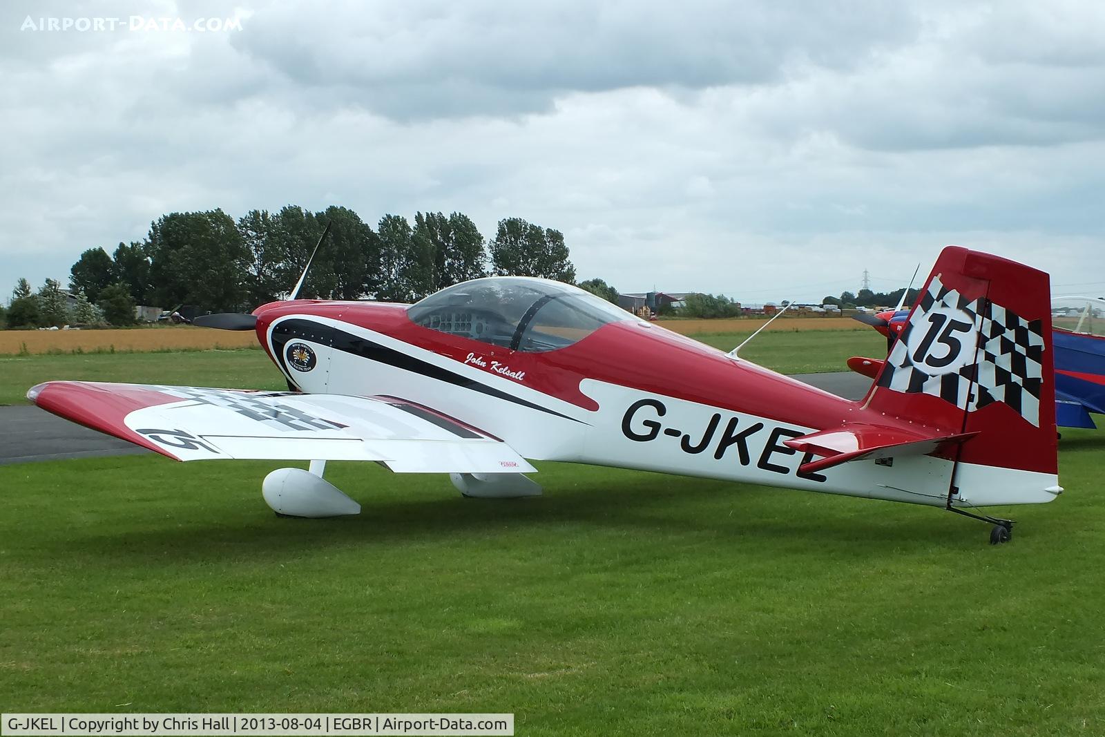G-JKEL, 2010 Vans RV-7 C/N PFA 323-14170, at Breighton's Summer Fly-in