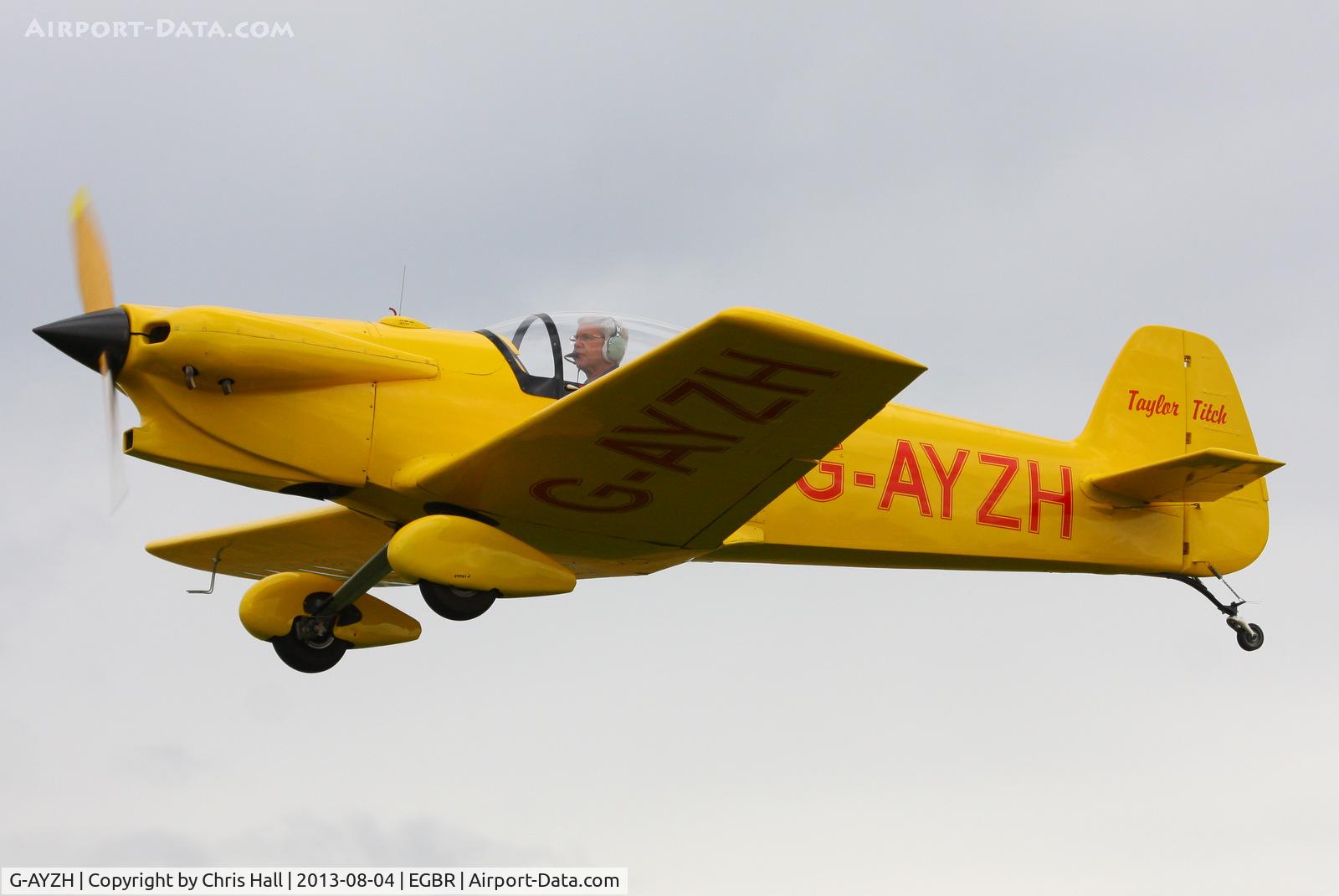 G-AYZH, 2007 Taylor JT-2 Titch C/N PFA 060-1316, at Breighton's Summer Fly-in