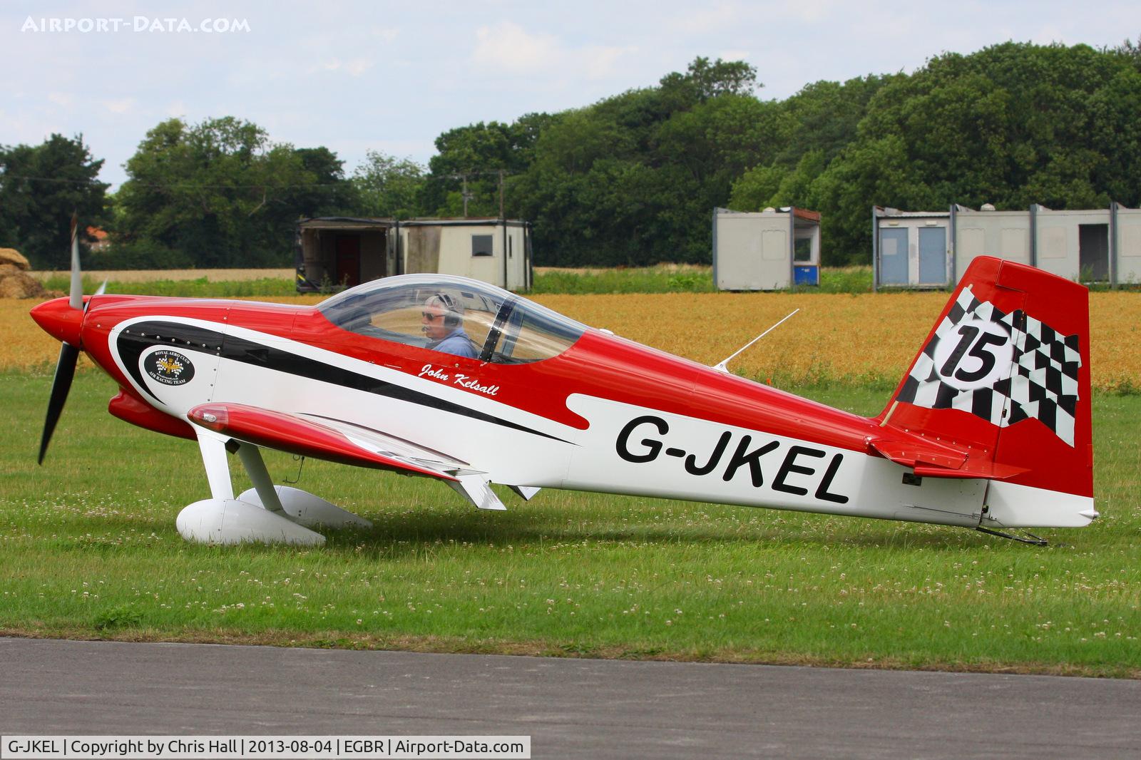 G-JKEL, 2010 Vans RV-7 C/N PFA 323-14170, at Breighton's Summer Fly-in