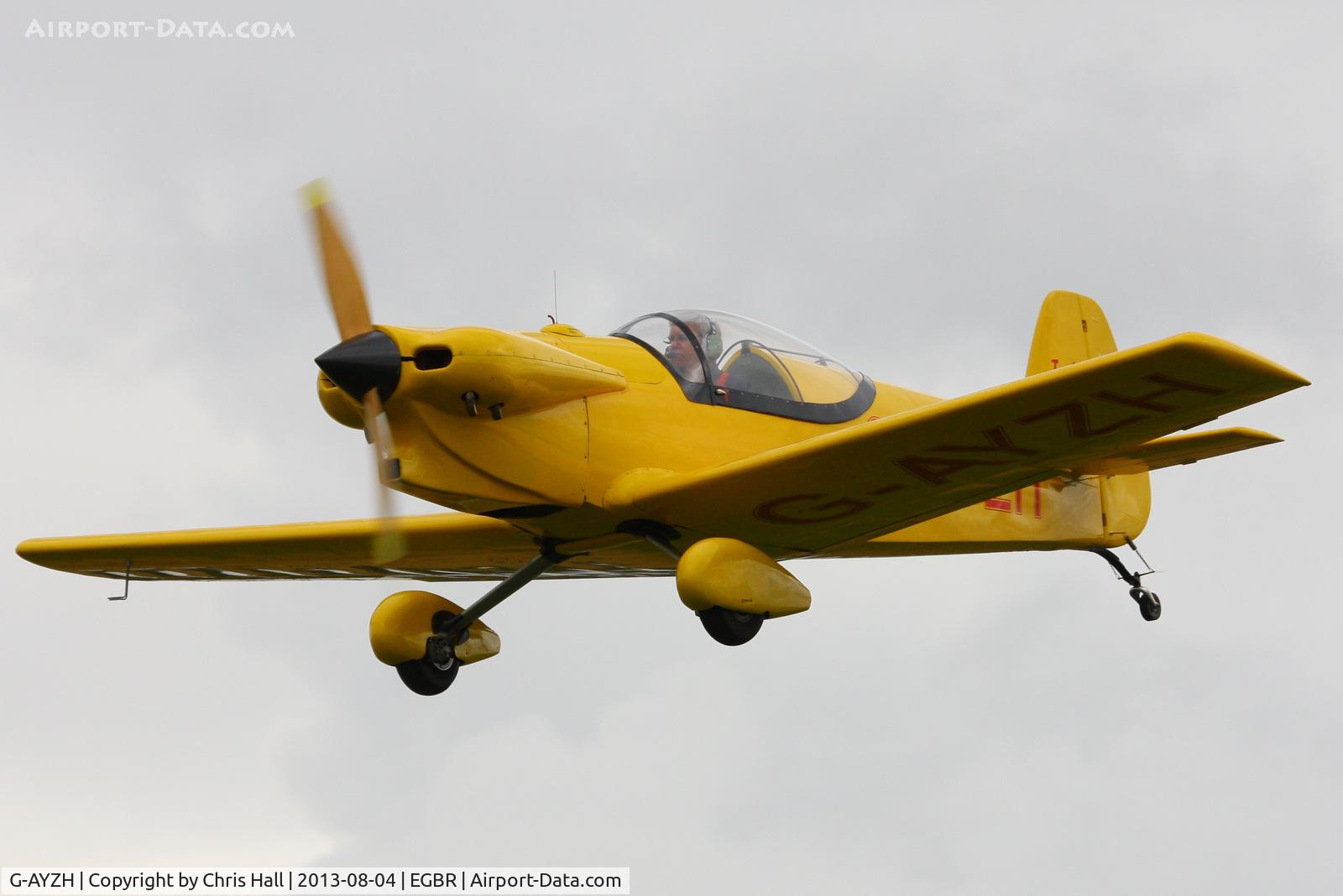 G-AYZH, 2007 Taylor JT-2 Titch C/N PFA 060-1316, at Breighton's Summer Fly-in