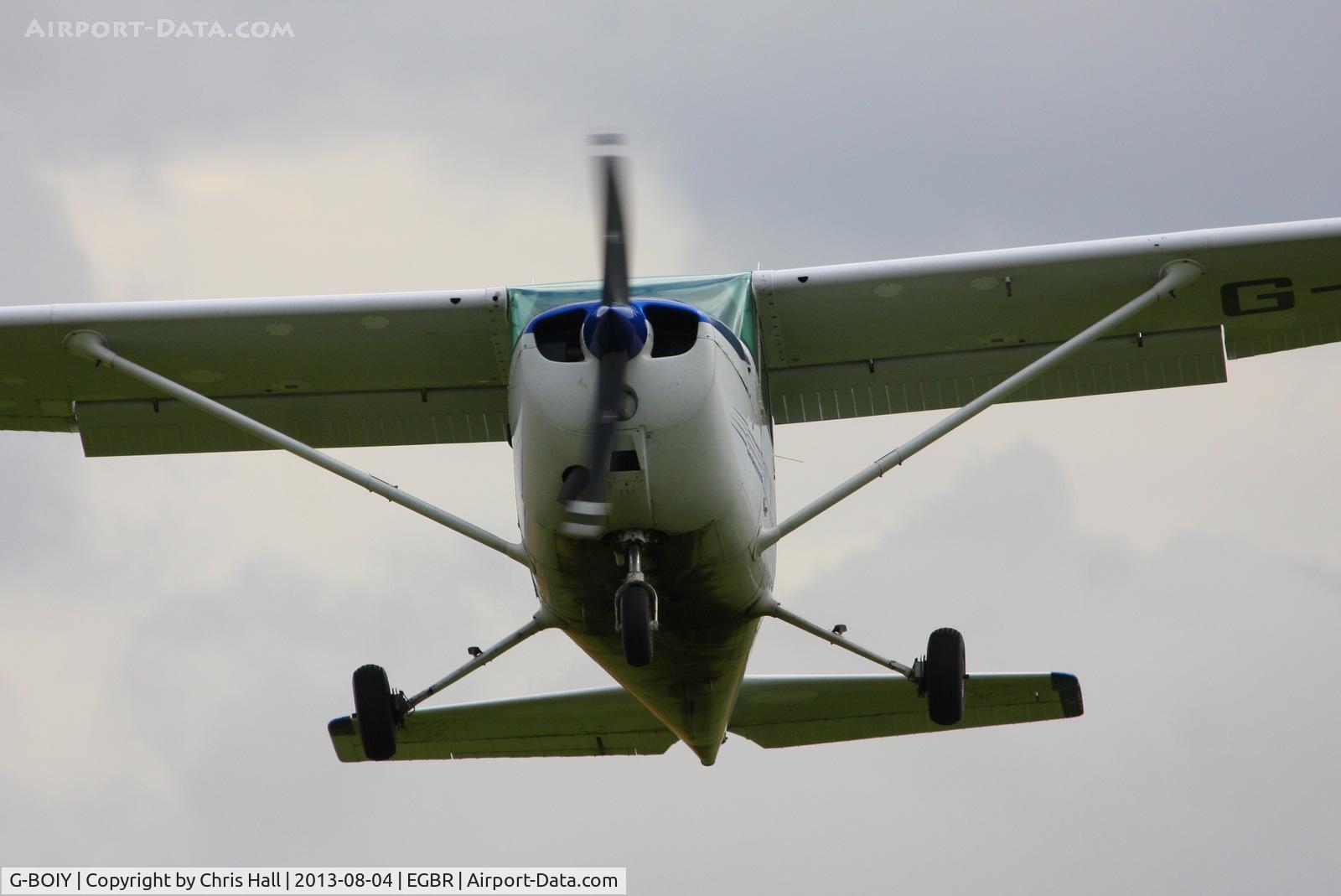 G-BOIY, 1976 Cessna 172N C/N 172-67738, at Breighton's Summer Fly-in
