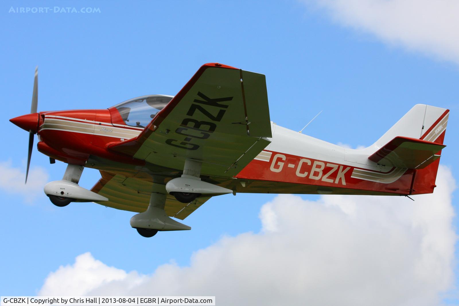 G-CBZK, 2002 Robin DR-400-180 Regent Regent C/N 2543, at Breighton's Summer Fly-in