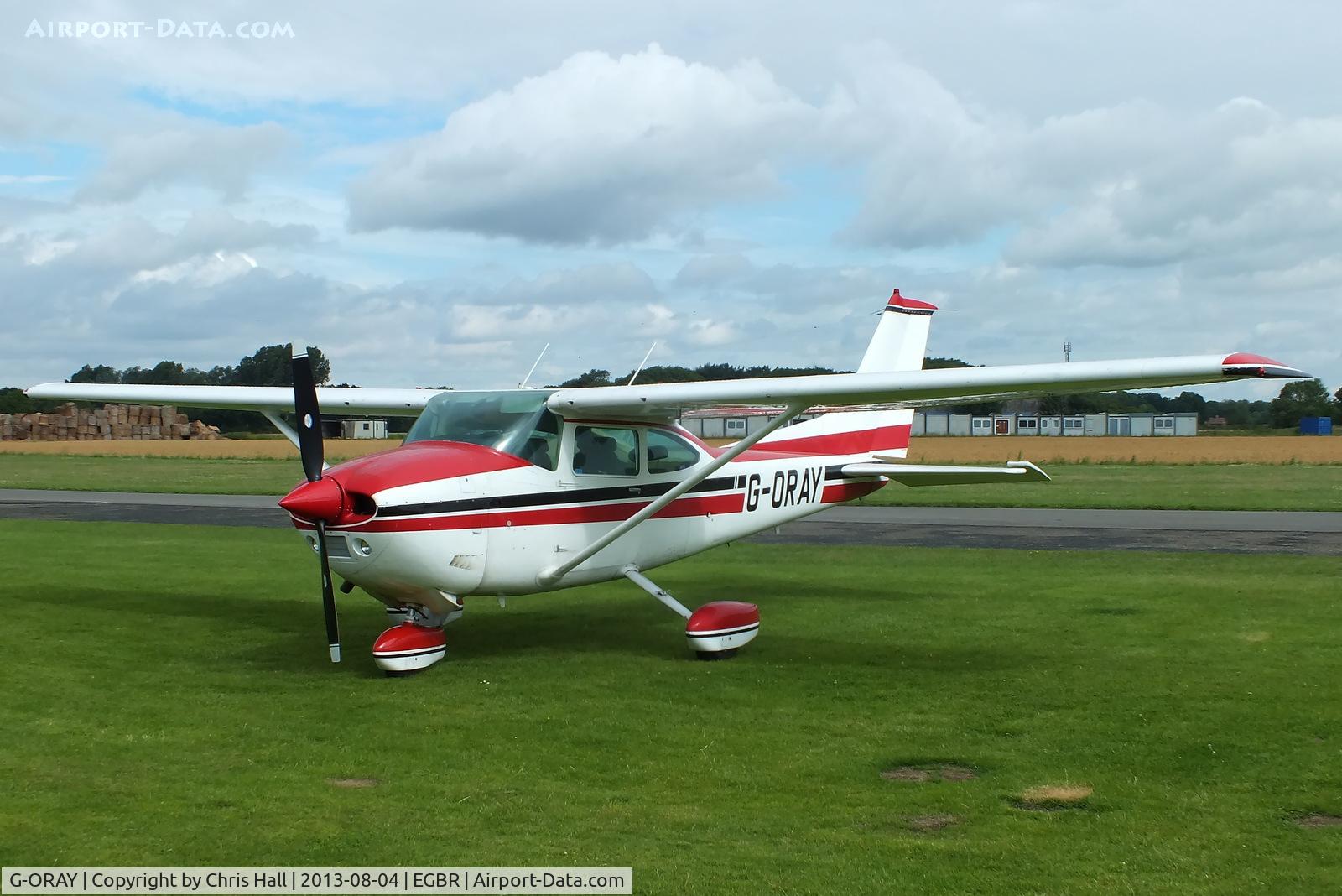 G-ORAY, 1980 Reims F182Q Skylane C/N 0132, at Breighton's Summer Fly-in