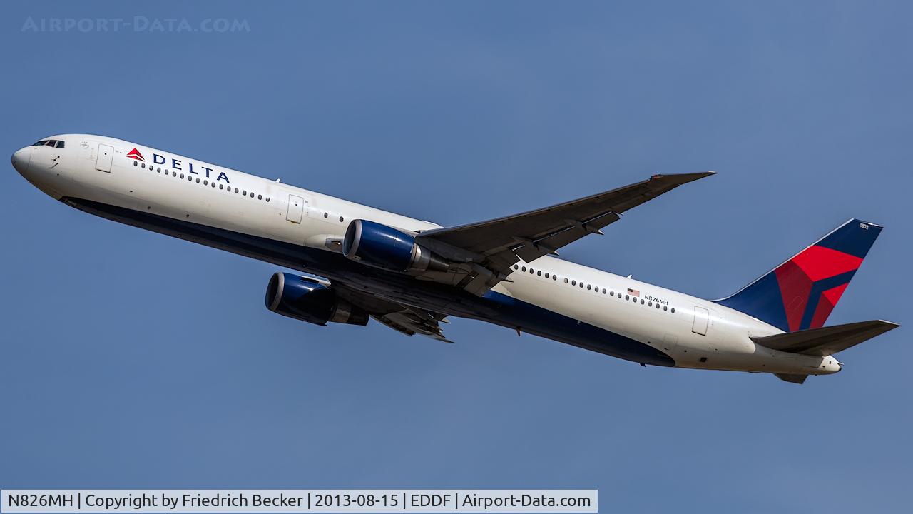 N826MH, 1999 Boeing 767-432/ER C/N 29713, departure from Frankfurt