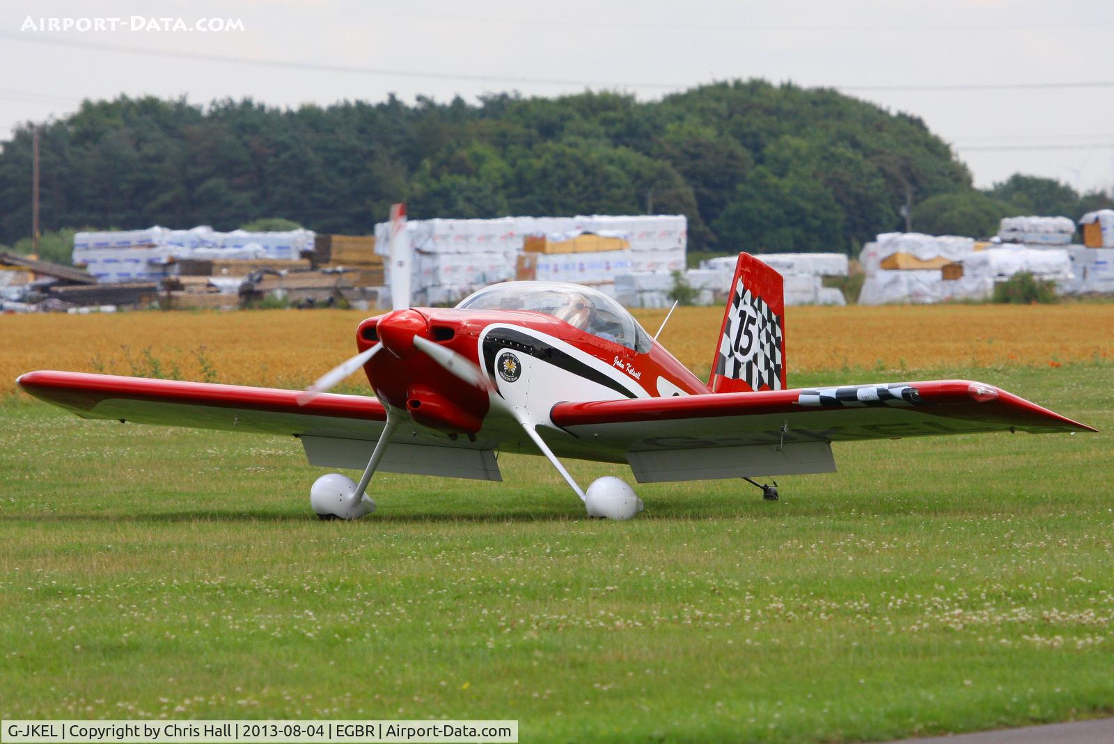 G-JKEL, 2010 Vans RV-7 C/N PFA 323-14170, at Breighton's Summer Fly-in