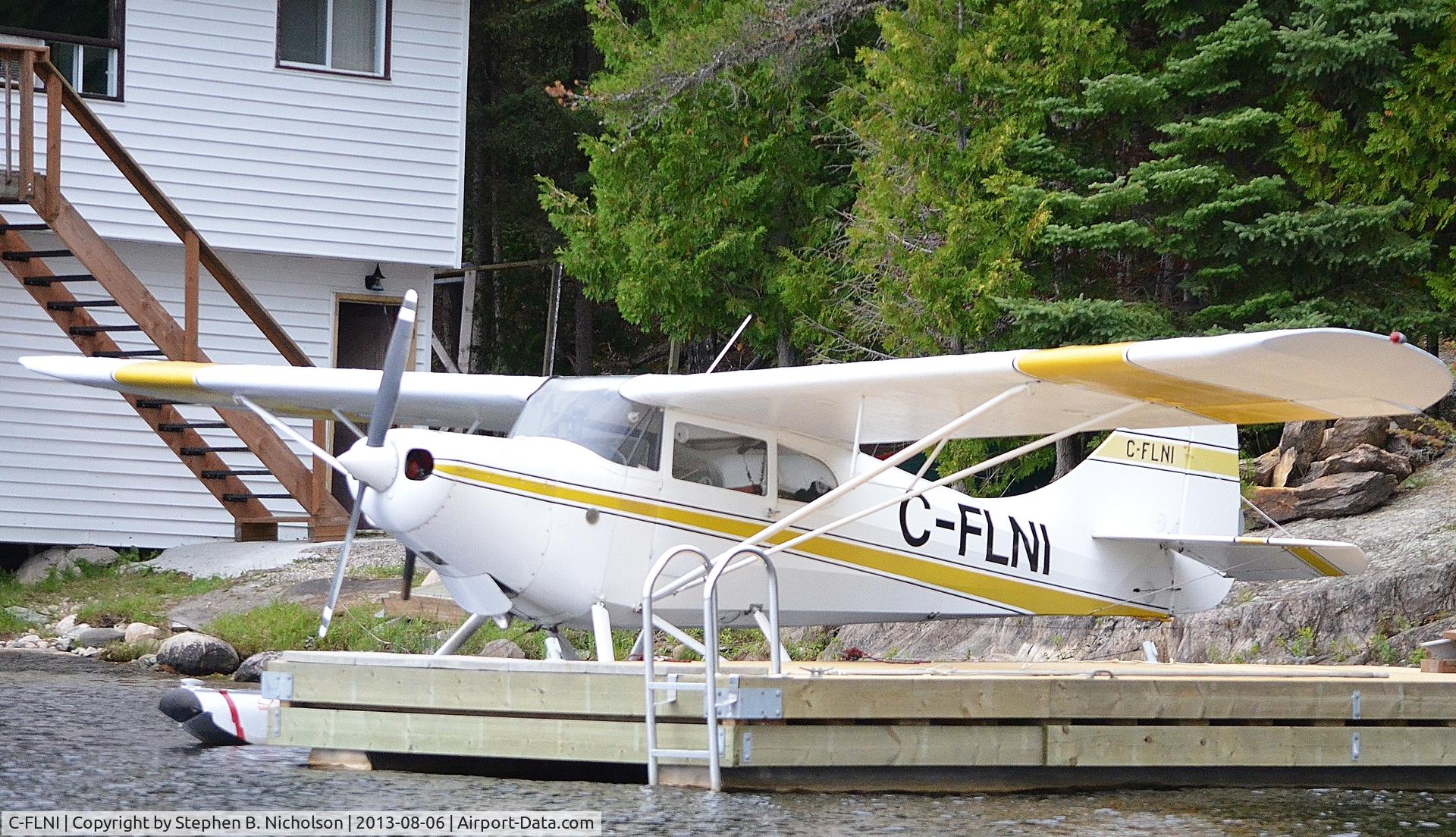 C-FLNI, 1947 Aeronca 11BC Chief C/N 11BC 159, Seen on Abram Lake near Sioux Lookout, Ontario
