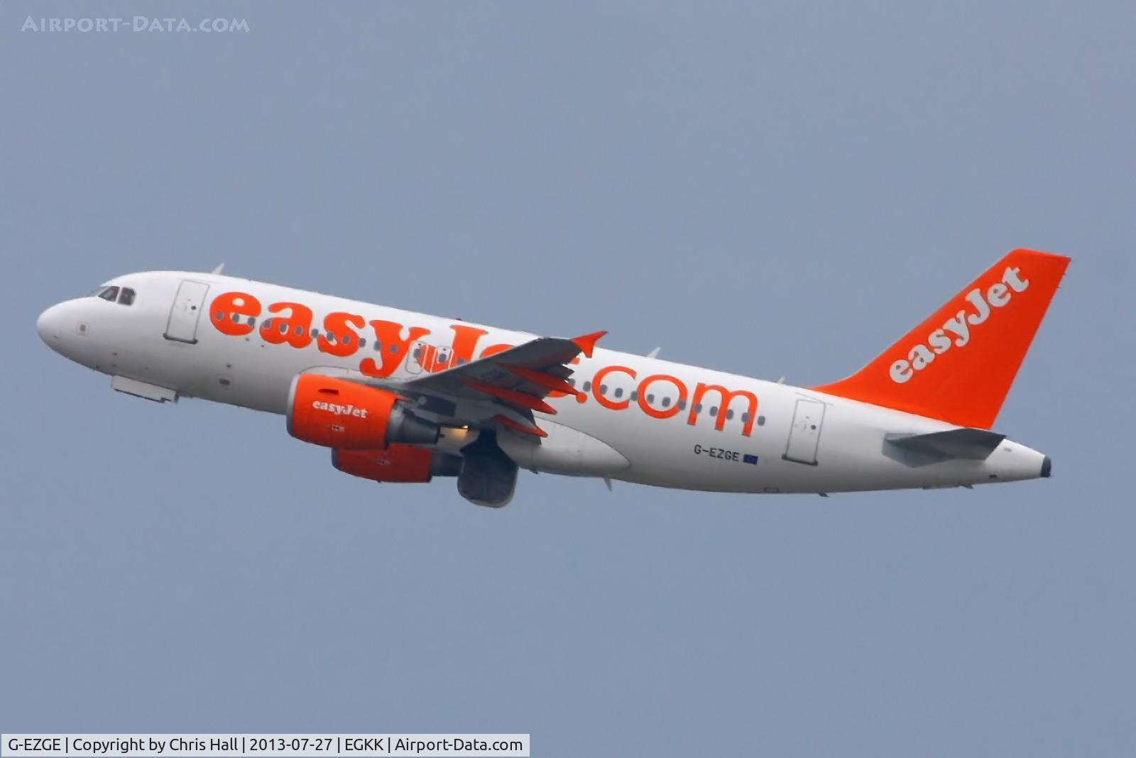 G-EZGE, 2011 Airbus A319-111 C/N 4624, easyJet