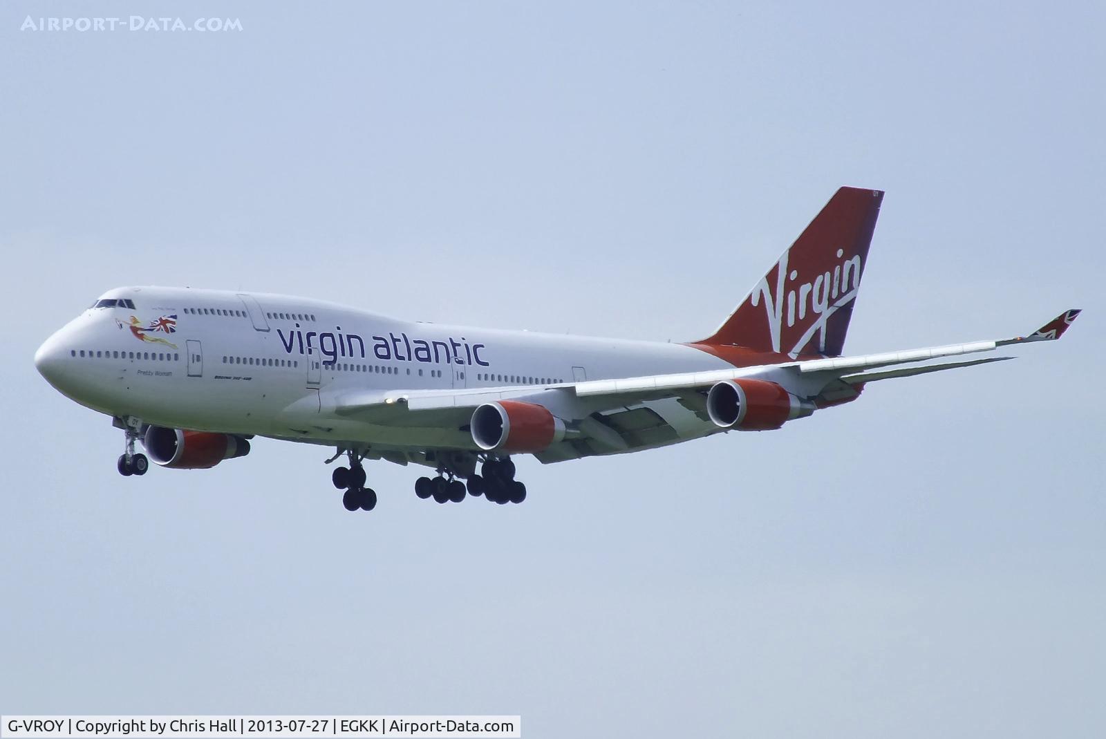 G-VROY, 2001 Boeing 747-443 C/N 32340, Virgin Atlantic