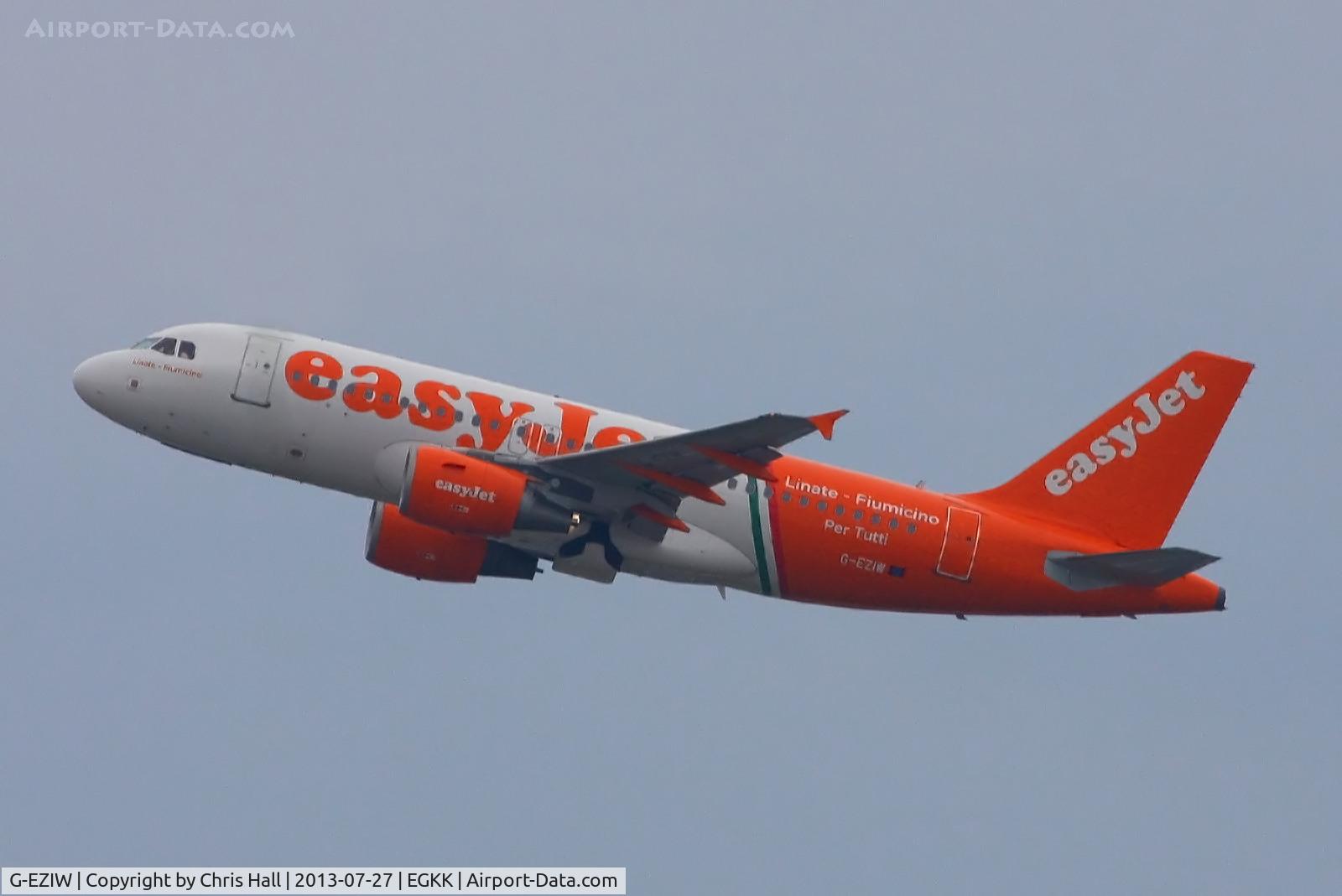 G-EZIW, 2005 Airbus A319-111 C/N 2578, easyJet