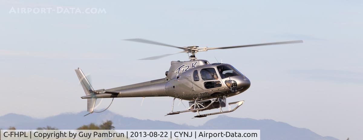 C-FHPL, 1980 Aerospatiale AS-350BA Ecureuil C/N 1273, Coming home to roost