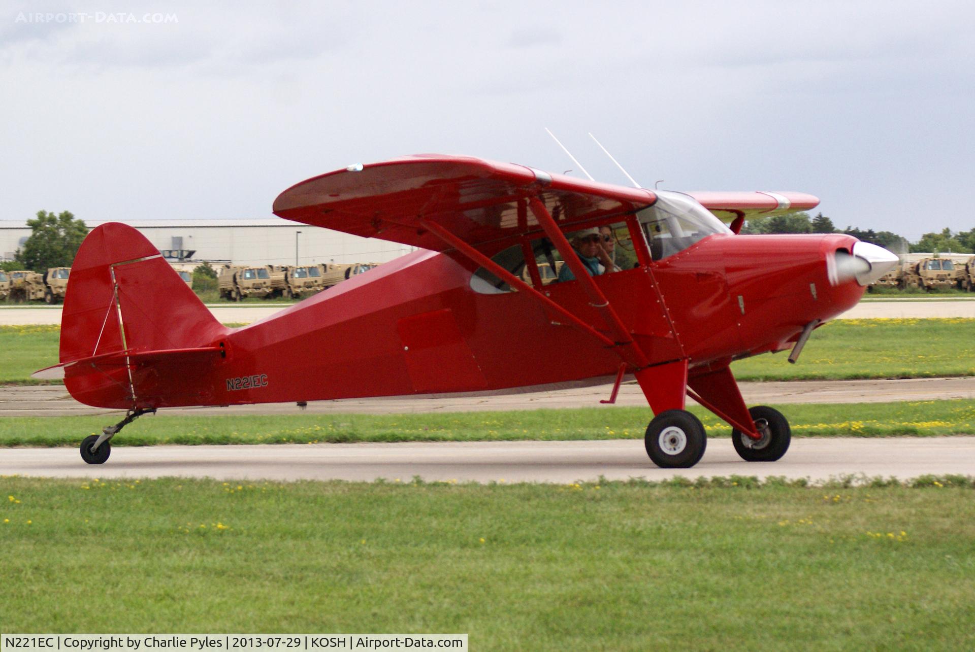 N221EC, 1953 Piper PA-20 Pacer C/N 20-979, Wittman Regional Airport (OSH), 2013-07-29 Seen here at AirVenture Oshkosh 2013. 