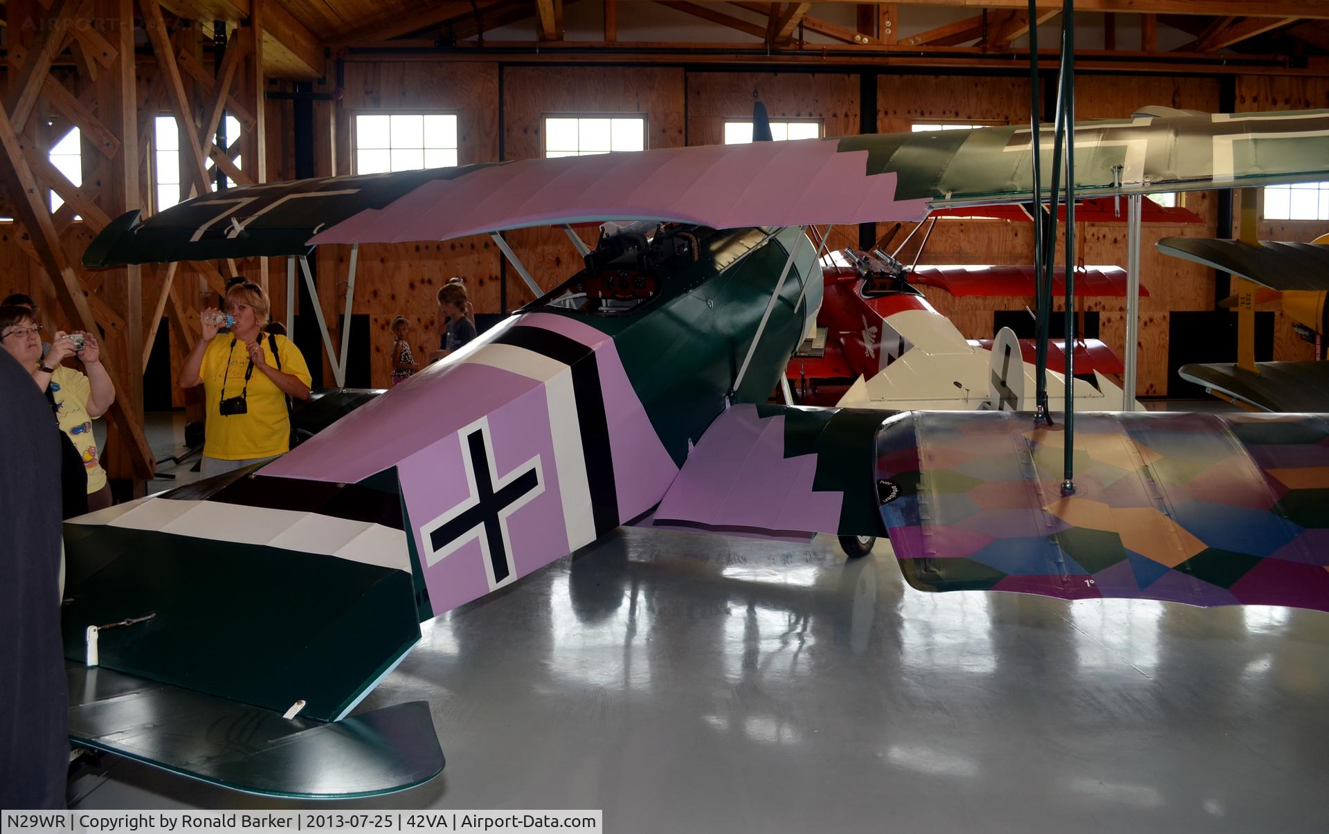 N29WR, 1996 Fokker D-VI Replica C/N 2620, Military Aviation Museum, Pungo, VA