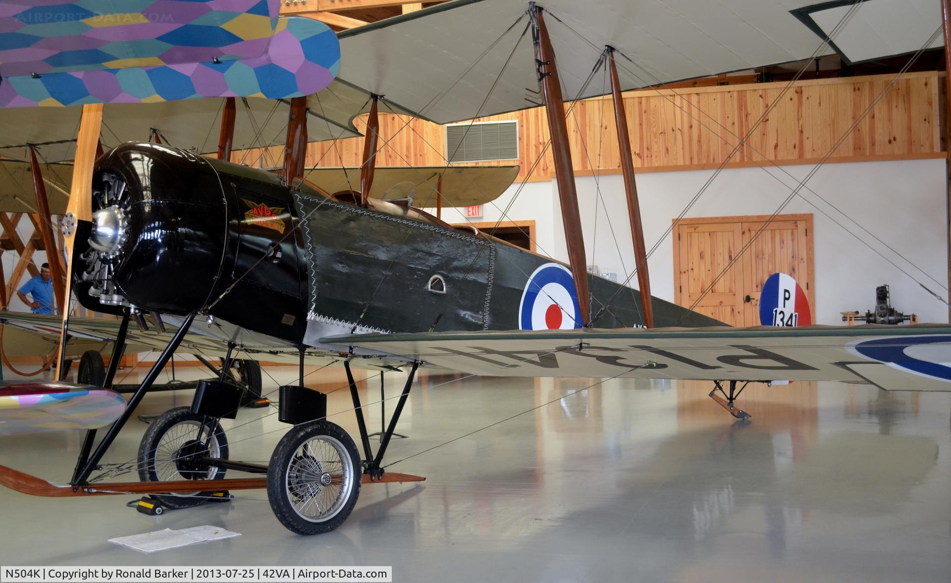 N504K, Avro 504K C/N PSA-001, Military Aviation Museum, Pungo, VA