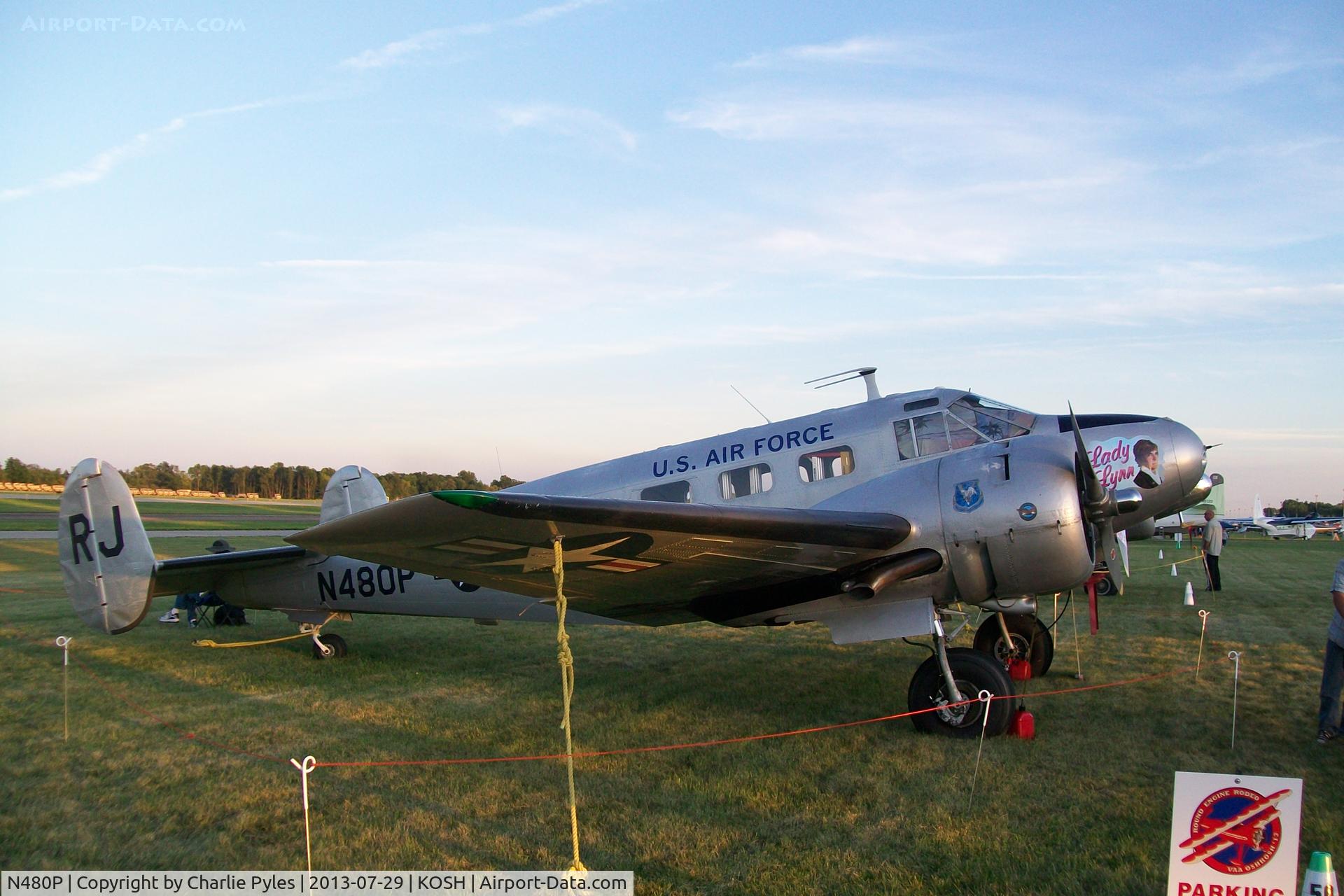 N480P, 1952 Beech C-45H Expeditor C/N AF-815 (52-10885), -