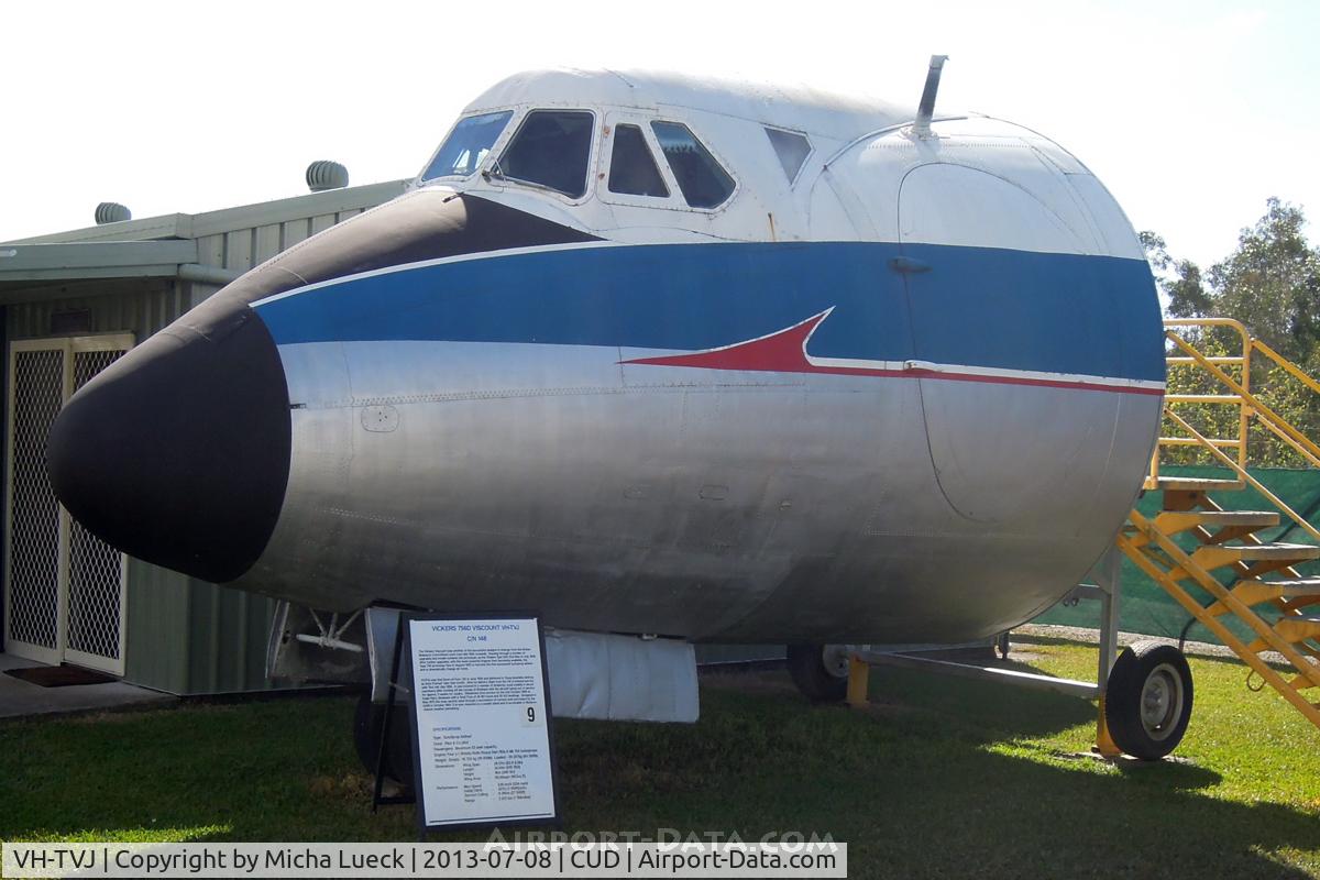 VH-TVJ, 1956 Vickers Viscount 756D C/N 148, At the Queensland Air Museum, Caloundra