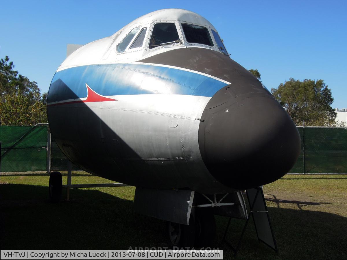 VH-TVJ, 1956 Vickers Viscount 756D C/N 148, At the Queensland Air Museum, Caloundra