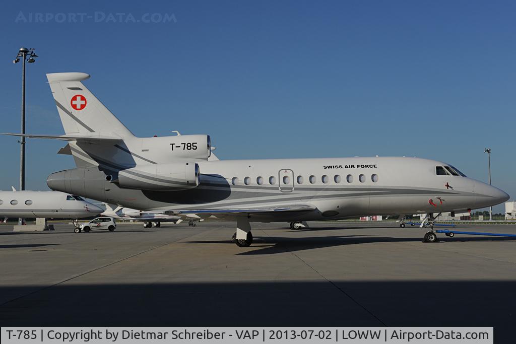 T-785, 2007 Dassault Falcon 900EX EASy II C/N 195, Swiss Air Force Falcon 900