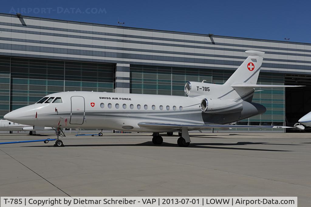 T-785, 2007 Dassault Falcon 900EX EASy II C/N 195, Swiss Air Force Falcon 900