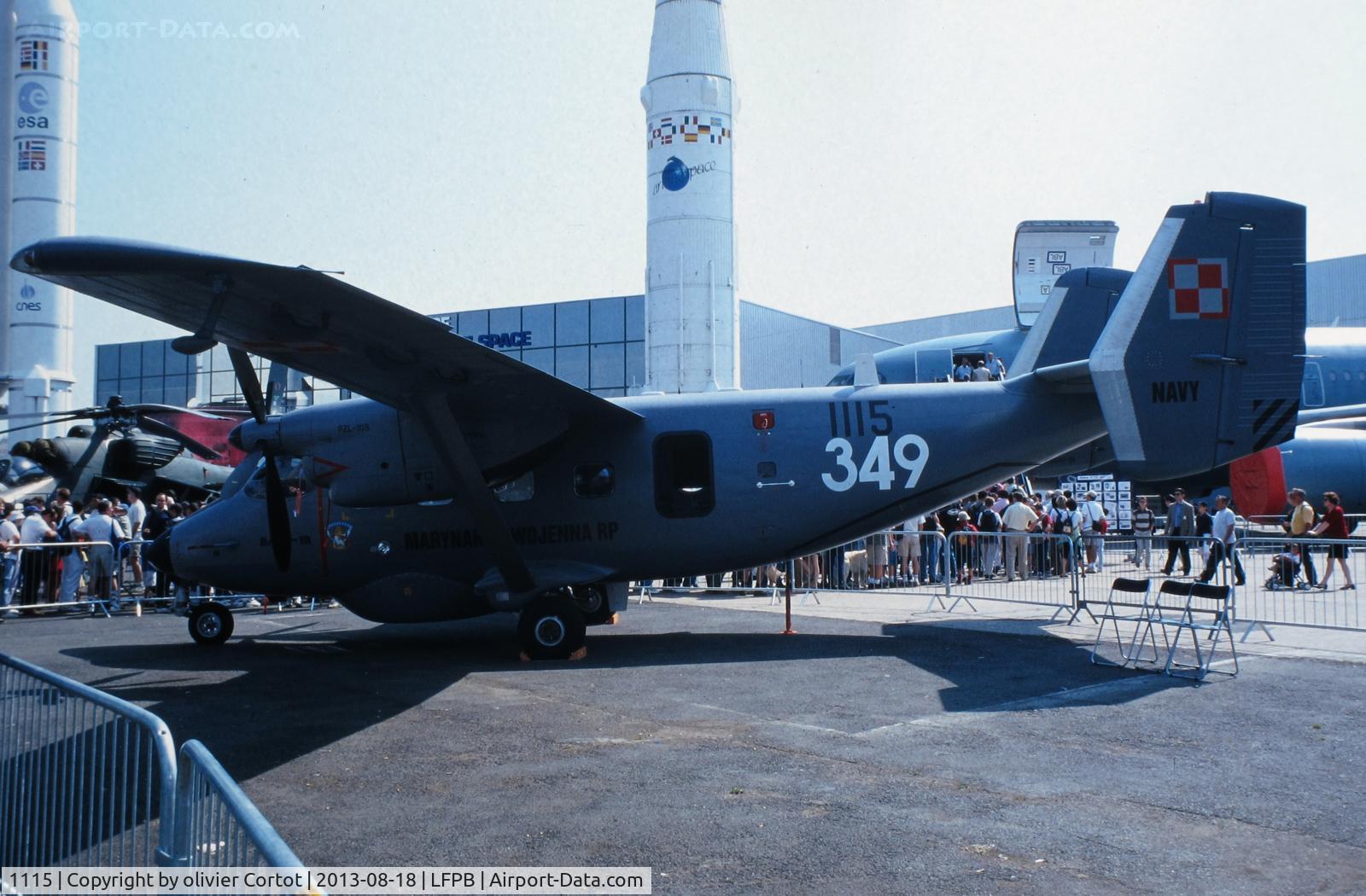 1115, PZL-Mielec M-28B1R Bryza 1R C/N AJG001-06, Paris airshow 2001