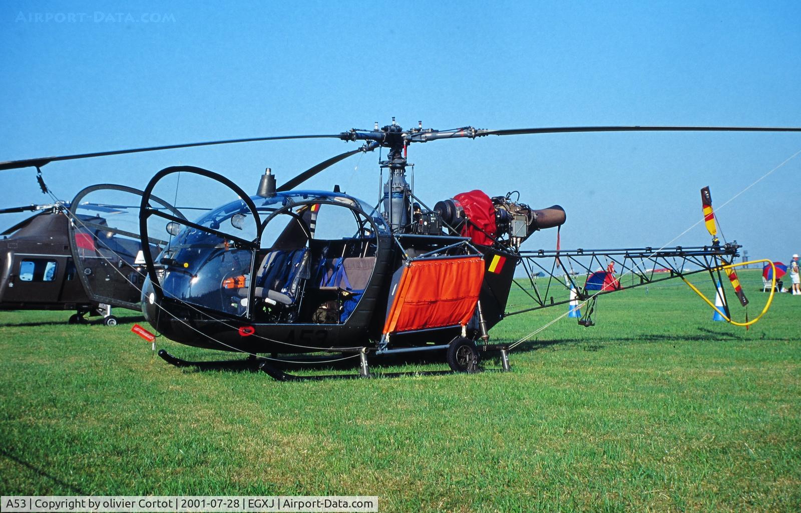 A53, Sud Aviation SA-318C Alouette II C/N 1995/622C-A72, RIAT 2001
