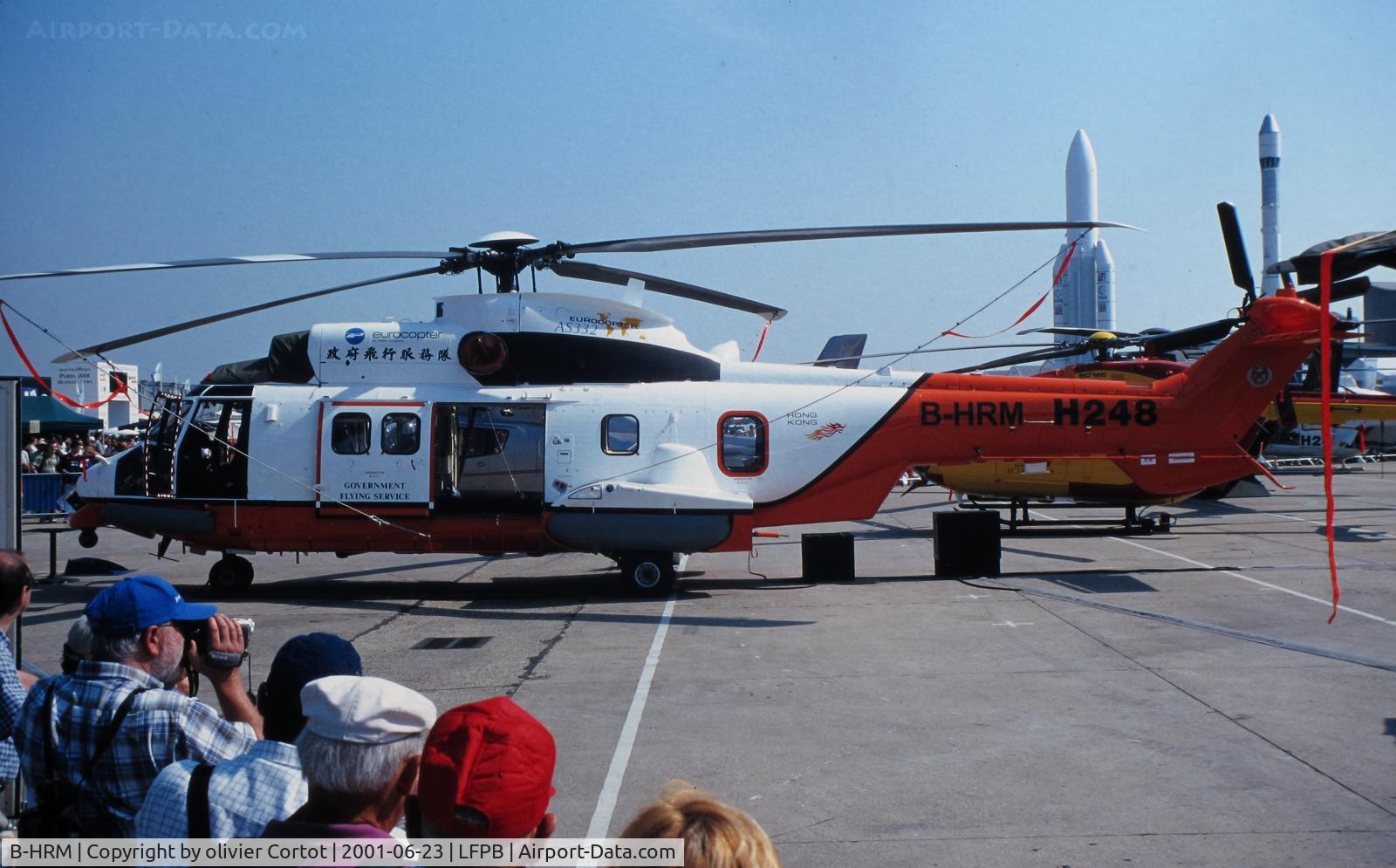 B-HRM, Eurocopter AS-332L-2 Super Puma C/N 2543, Bourget 2001