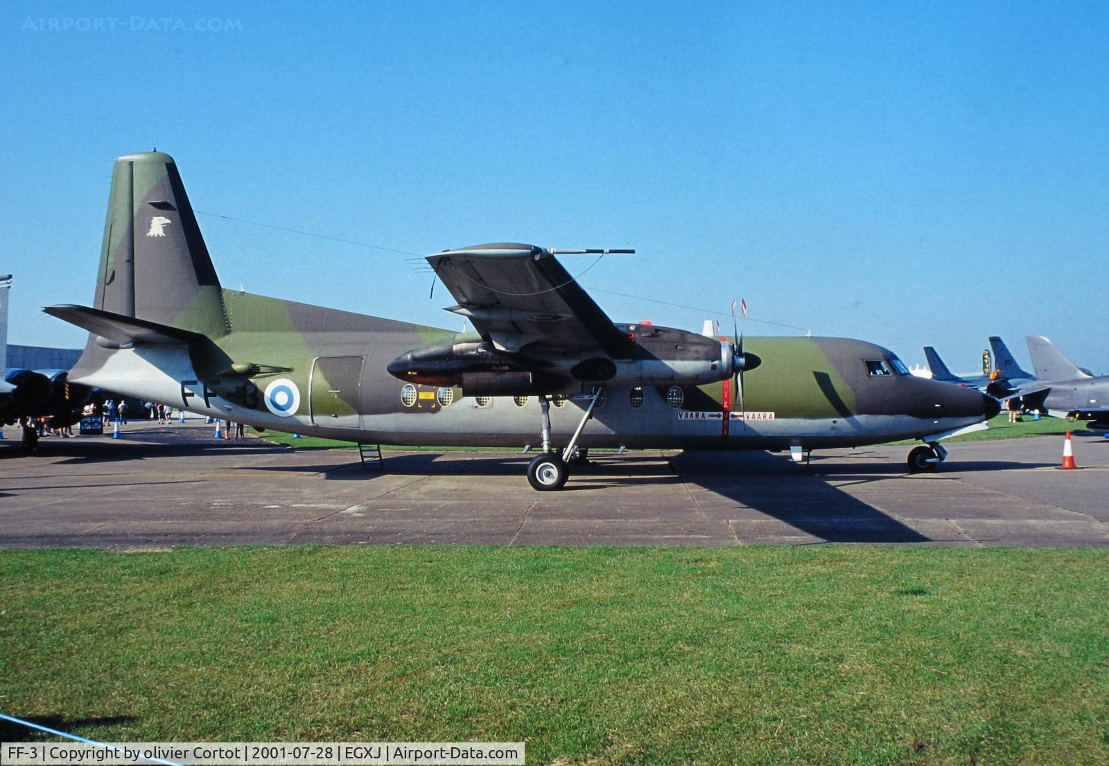 FF-3, 1983 Fokker F-27-400M Friendship C/N 10662, RIAT 2001