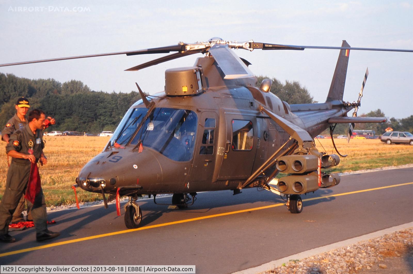 H29, Agusta A-109BA C/N 0329, Beauvechain 99